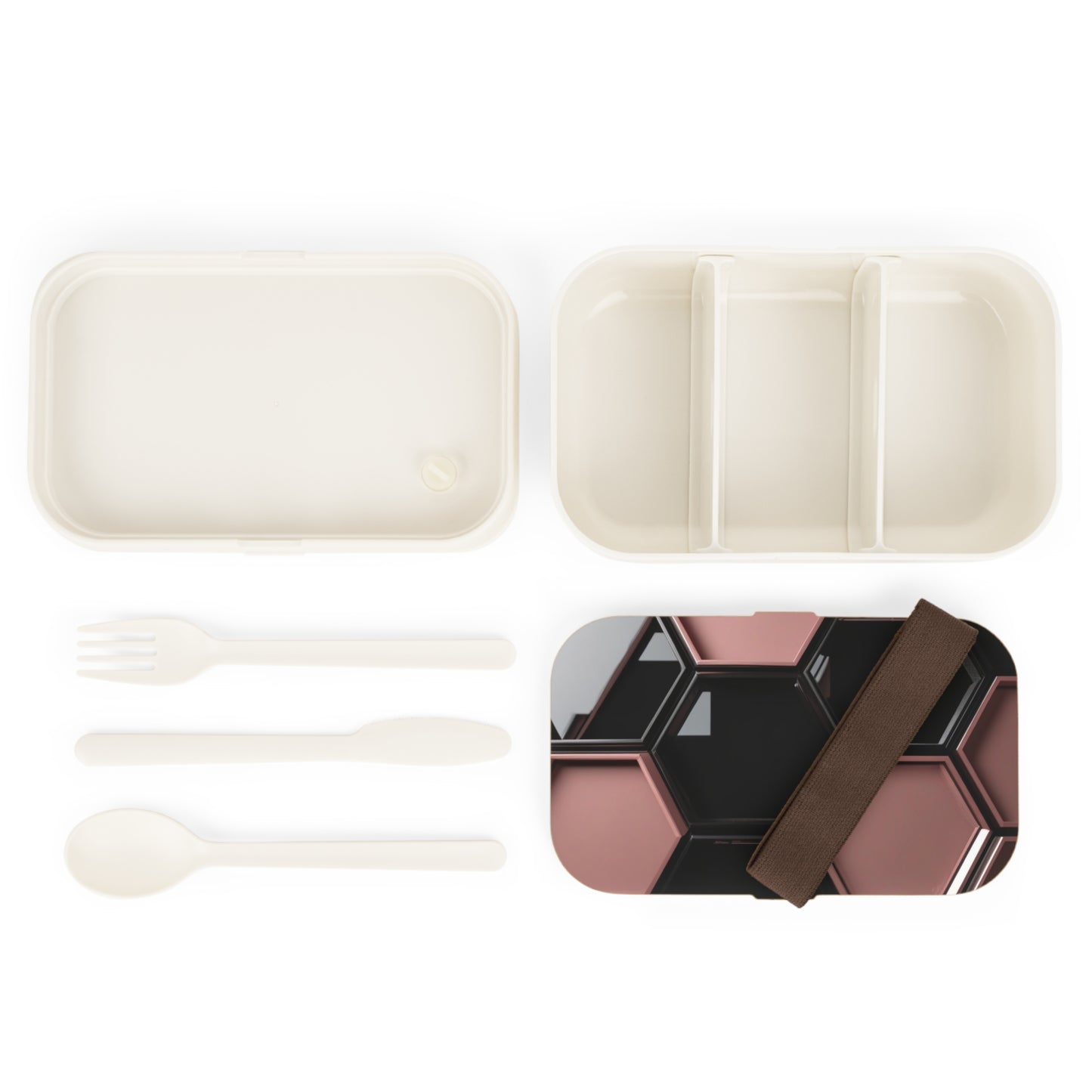 Stylish Bento Lunch Box, Modern Meal Prep Container, Eco-Friendly Lunch Storage, School Lunch Solution, Hexagon Design Box