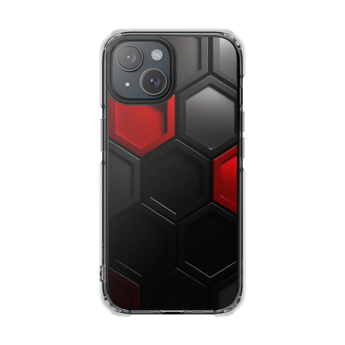 Magnetic Phone Case for iPhone 16/15/14 | Stylish Clear Impact Case, Trendy Protection for iPhone, Unique Gifts for Tech Lovers, Modern Aesthetic