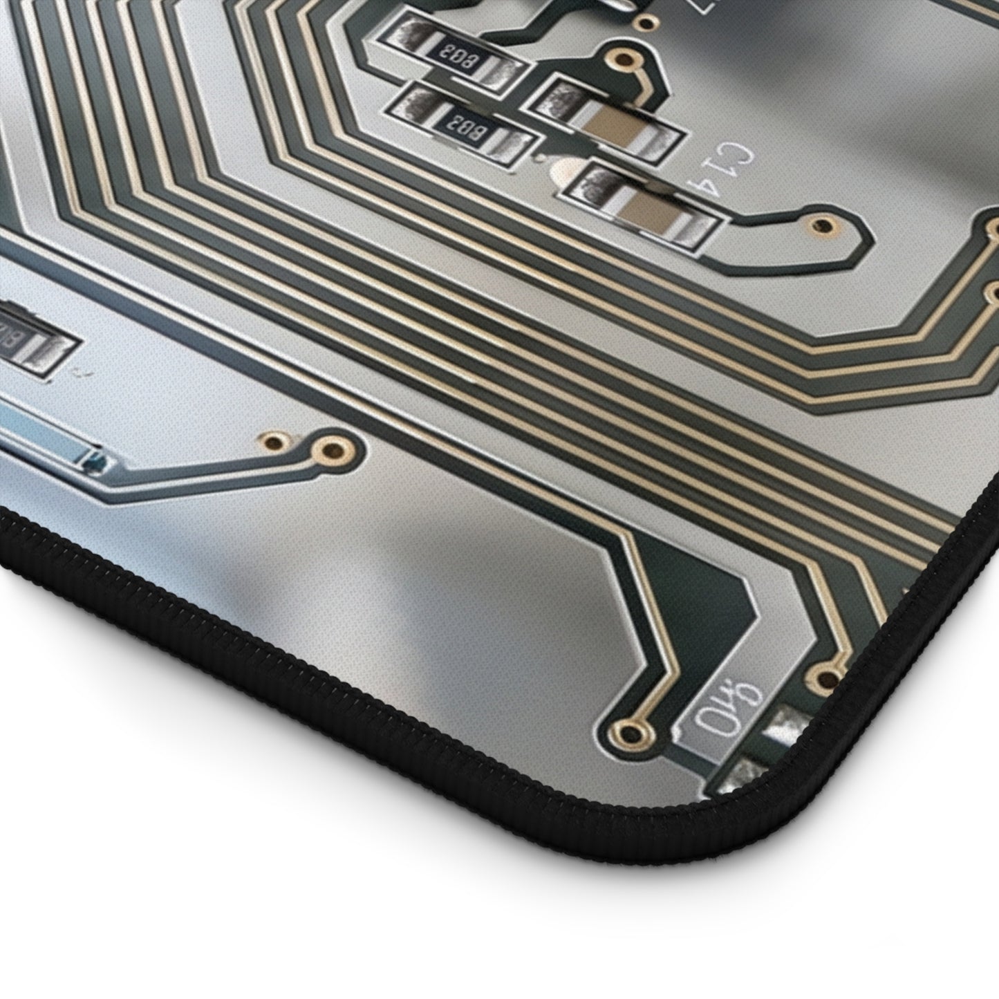 Large Gaming Mouse Pad – Premium Mouse Pad & Tech Accessory for Home & Office, Premium Desk Mat, Gaming Mouse Pad, Non-slip, Circuit Board Desk Mat — Tech Microchip Gaming Mouse Pad