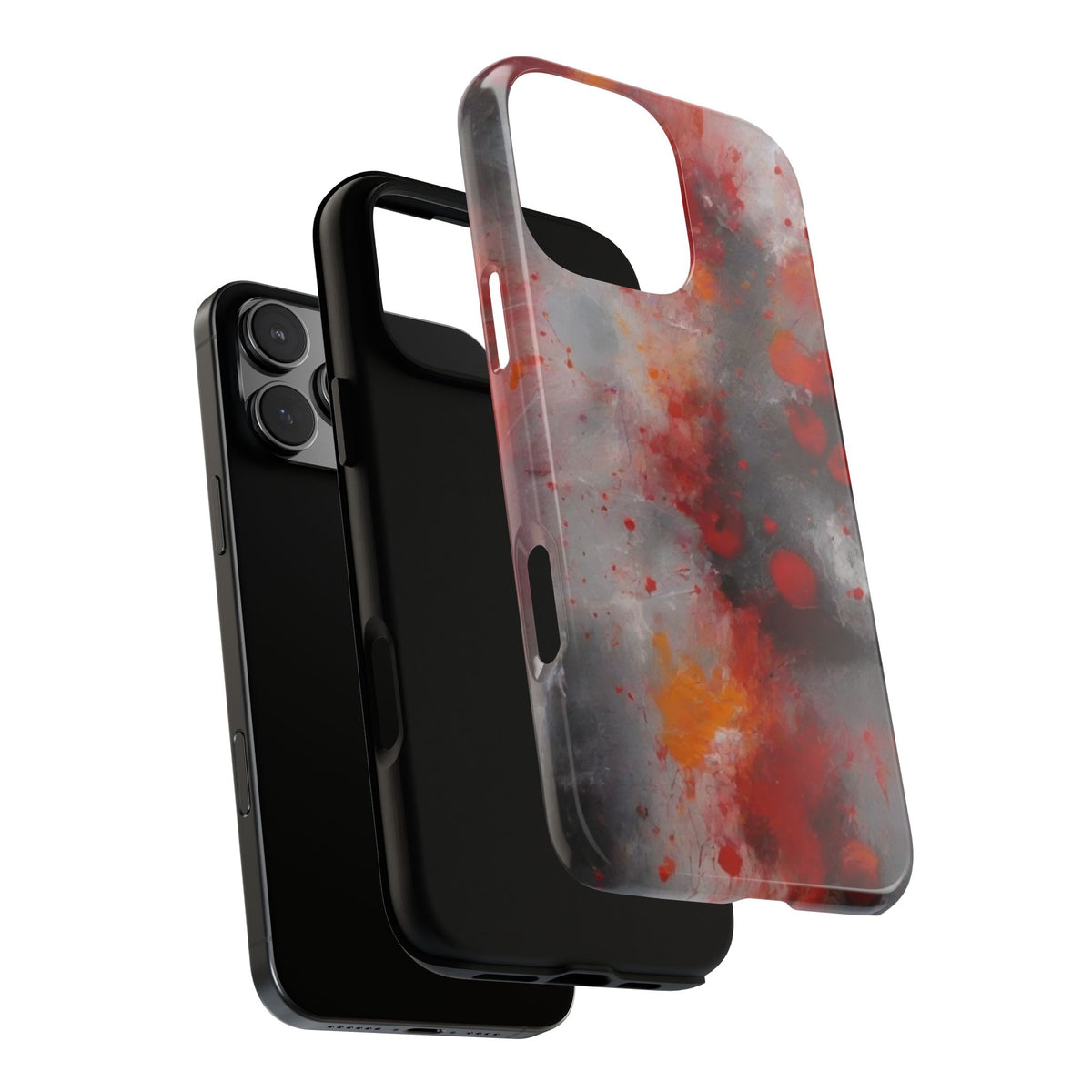 iPhone Tough Case Phone Case for iPhone 14\15\16\17 – Dual Layer, Matte/Glossy Finish, Wireless Charging Compatible