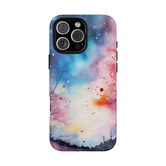 iPhone Tough Case - Fantasy, Abstract  art, Phone Case for iPhone 15\16, Samsung Galaxy S25/S24 – Dual Layer, Matte/Glossy Finish, Wireless Charging Compatible