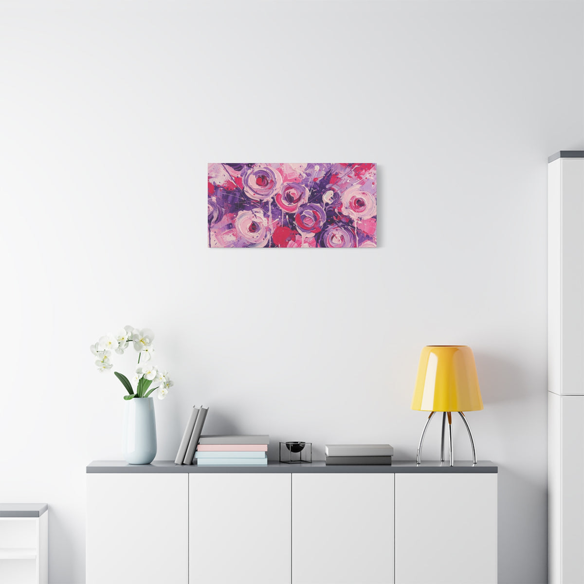 Abstract Art Canvas Print – Premium canvas print, Modern Wall Art, Matte Canvas, Ready to Hang, Home & Office Décor, Floral Abstract Canvas Print — Stretched Matte Wall Art