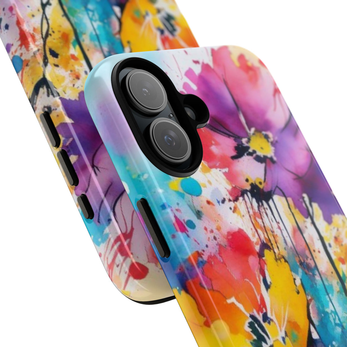 Tough Case Phone Case for iPhone 14,15,16 – Dual Layer, Matte/Glossy Finish, Wireless Charging Compatible