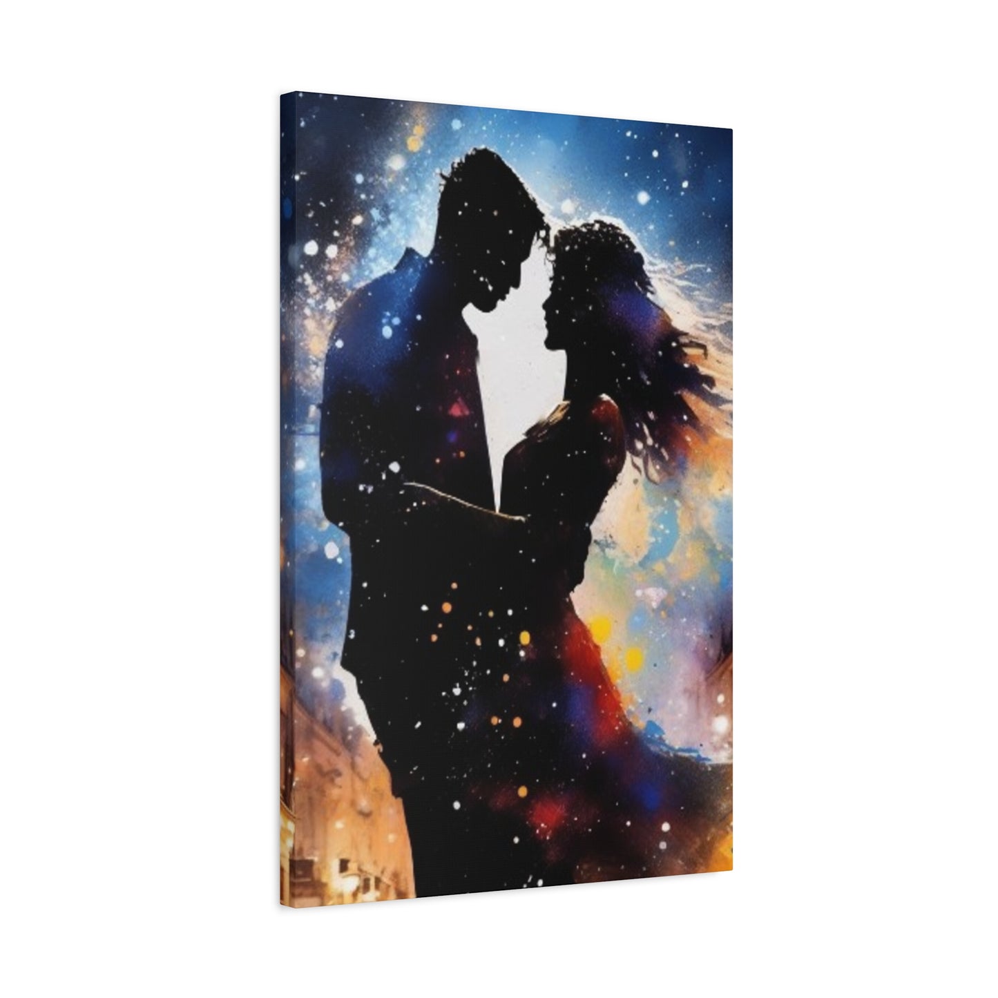 Abstract Art Canvas Print – Modern Wall Art, Matte Canvas, Ready to Hang, Home & Office Décor, Modern Wall Décor, Home Decoration, Couple Artwork, Unique Gift for Anniversary, Valentine's Day