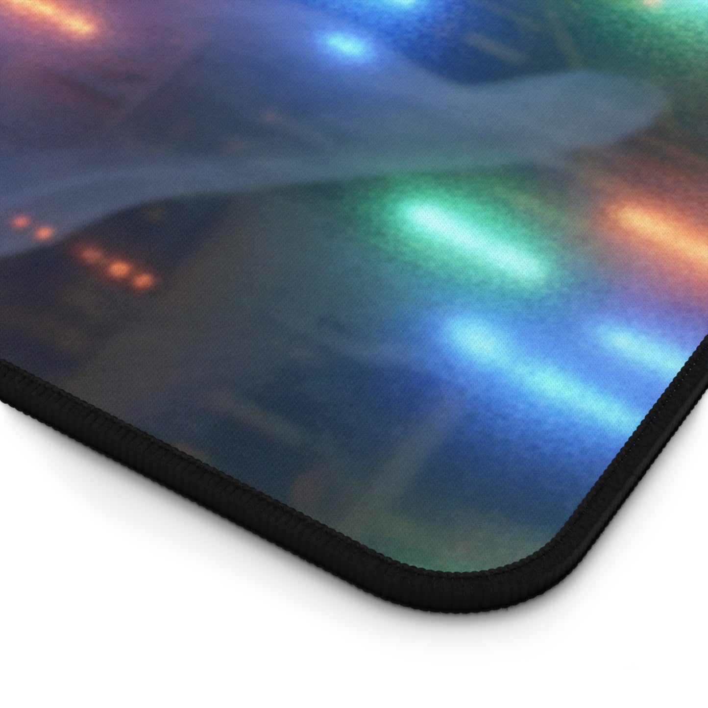 Large Gaming Mouse Pad – Premium Mouse Pad & Tech Accessory for Home & Office, Premium Desk Mat, Gaming Mouse Pad, Non-slip, Circuit Glow Desk Mat — Neon Tech Mouse Pad with Retro Computer Lights