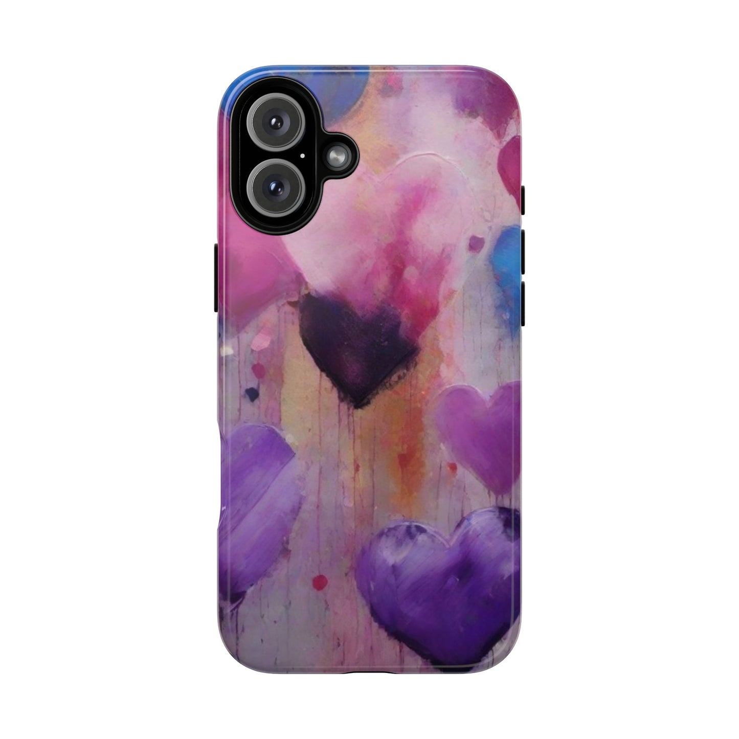 iPhone Tough Case Phone Case for iPhone 16, Samsung Galaxy S25 – Dual Layer, Matte/Glossy Finish, Wireless Charging Compatible