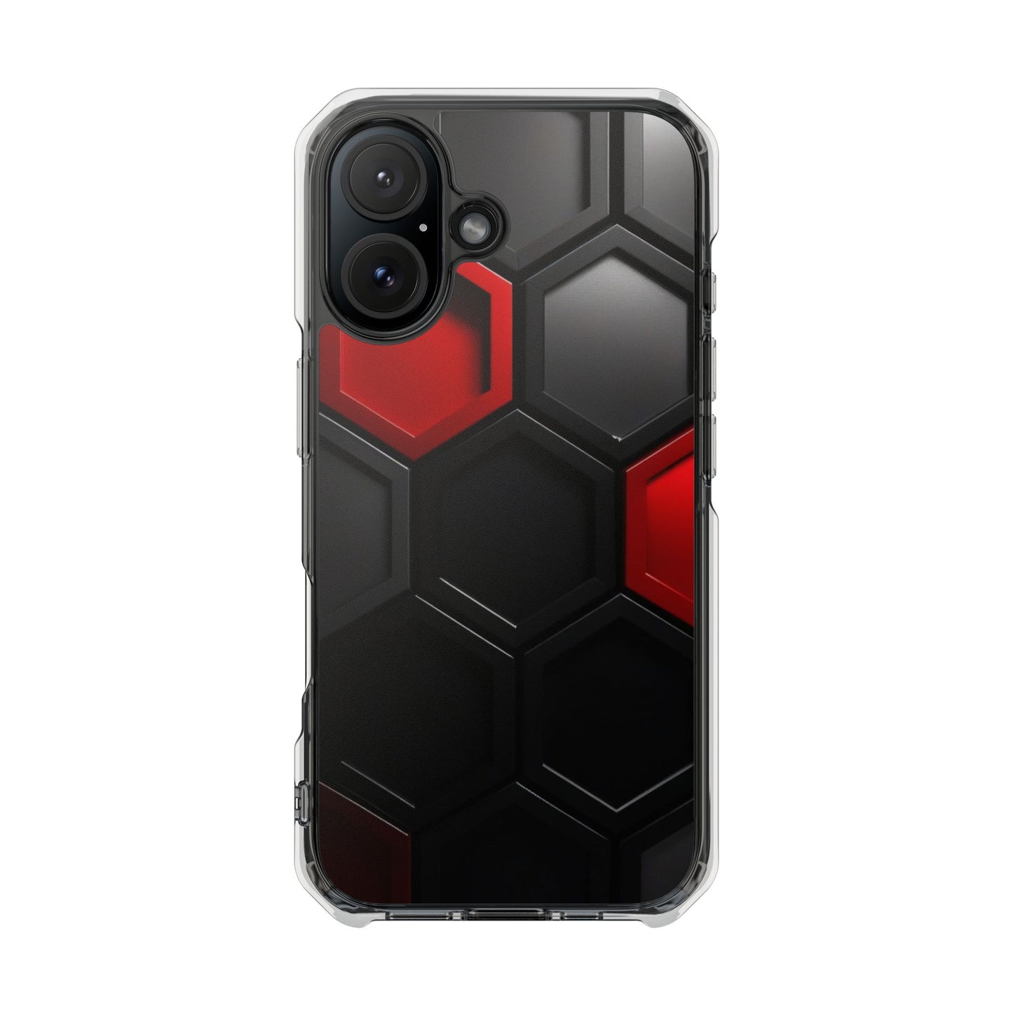 Magnetic Phone Case for iPhone 16/15/14 | Stylish Clear Impact Case, Trendy Protection for iPhone, Unique Gifts for Tech Lovers, Modern Aesthetic