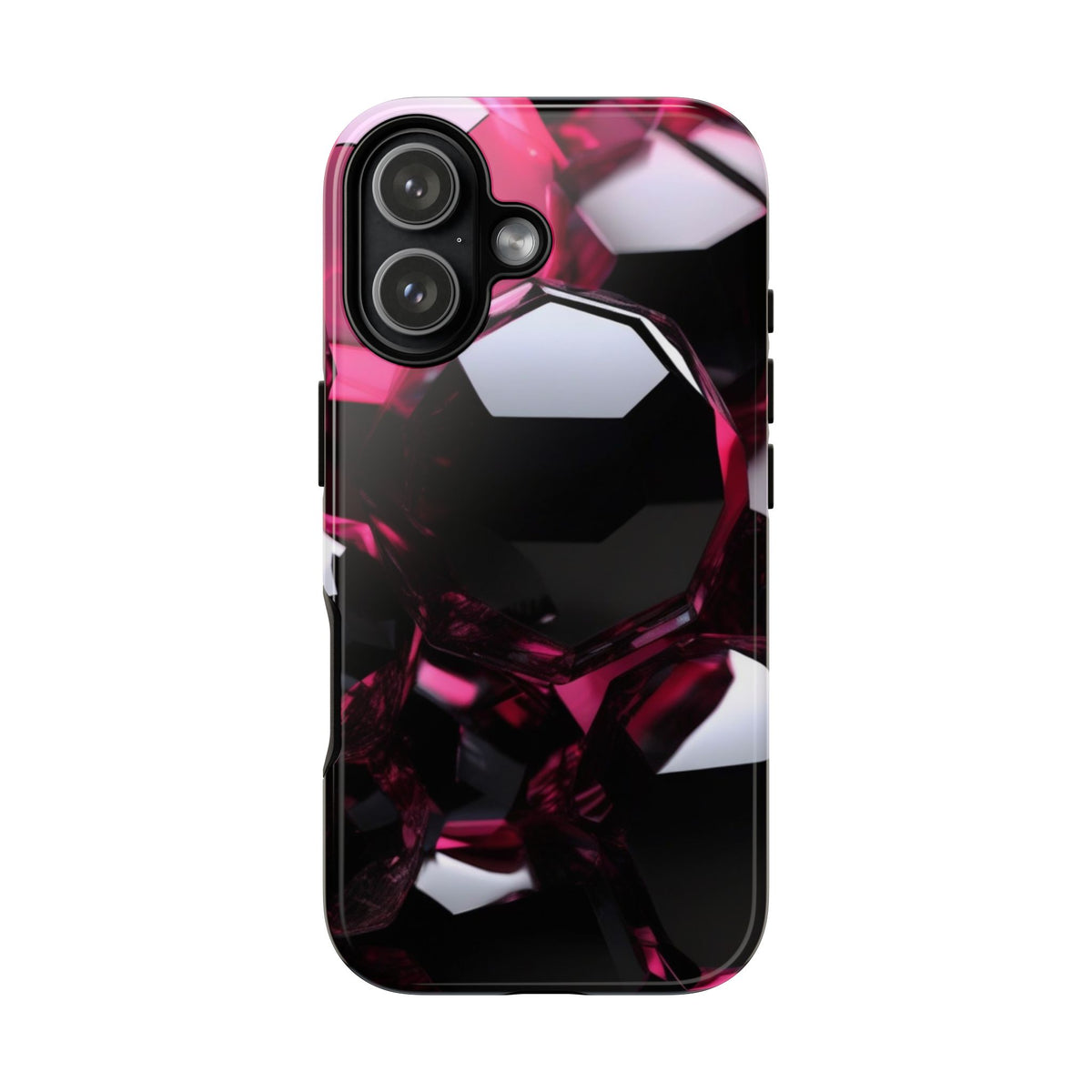 iPhone Tough Case Phone Case for iPhone 14\15\16\17 – Dual Layer, Matte/Glossy Finish, Wireless Charging Compatible