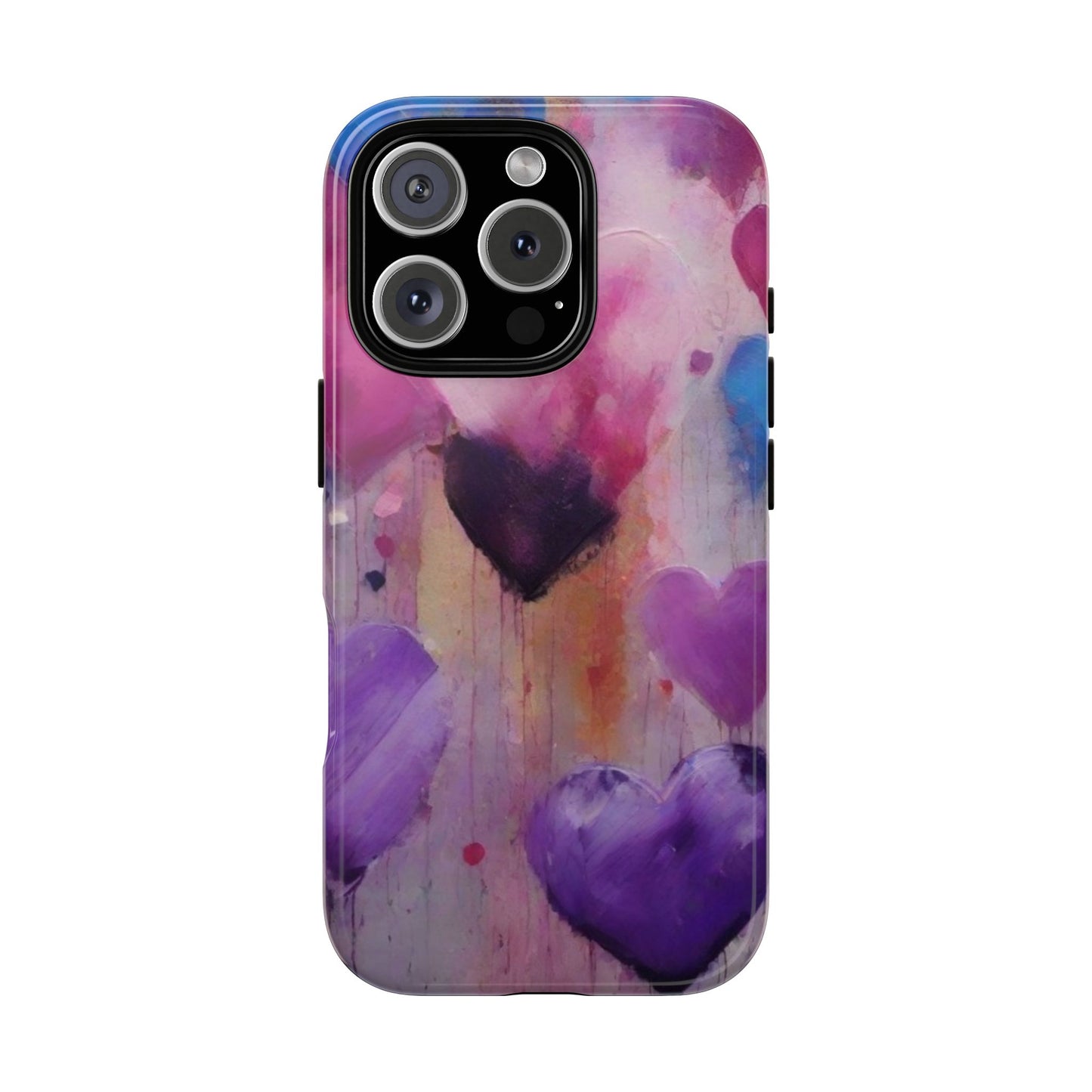 iPhone Tough Case Phone Case for iPhone 16, Samsung Galaxy S25 – Dual Layer, Matte/Glossy Finish, Wireless Charging Compatible