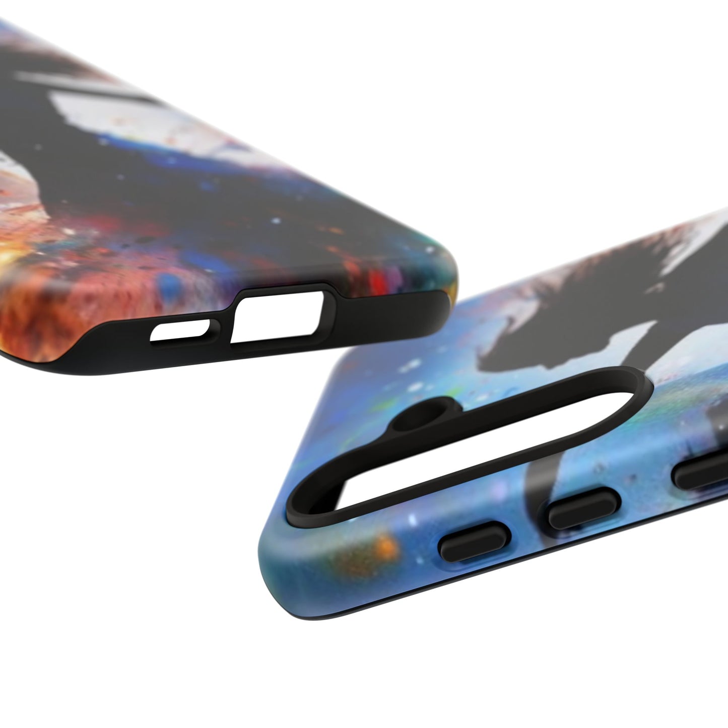 Tough Case Phone Case for Samsung Galaxy S 24/S25 – Dual Layer, Matte/Glossy Finish, Wireless Charging Compatible