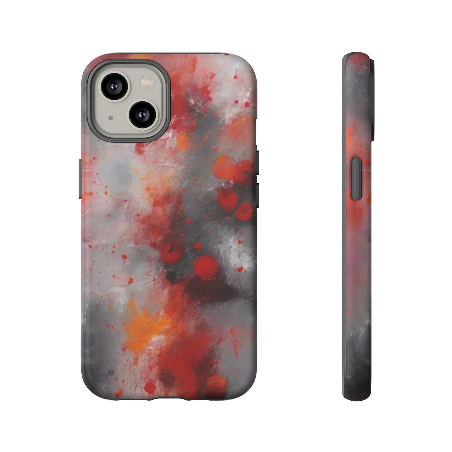 iPhone Tough Case Phone Case for iPhone 14\15\16 – Dual Layer, Matte/Glossy Finish, Wireless Charging Compatible