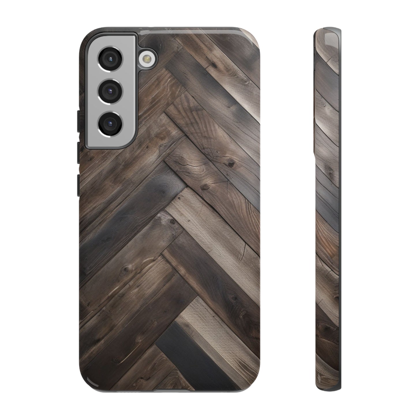 Herringbone Phone Case for Samsung Galaxy S25/S24/S23/S22 - Tough and Stylish Protection
