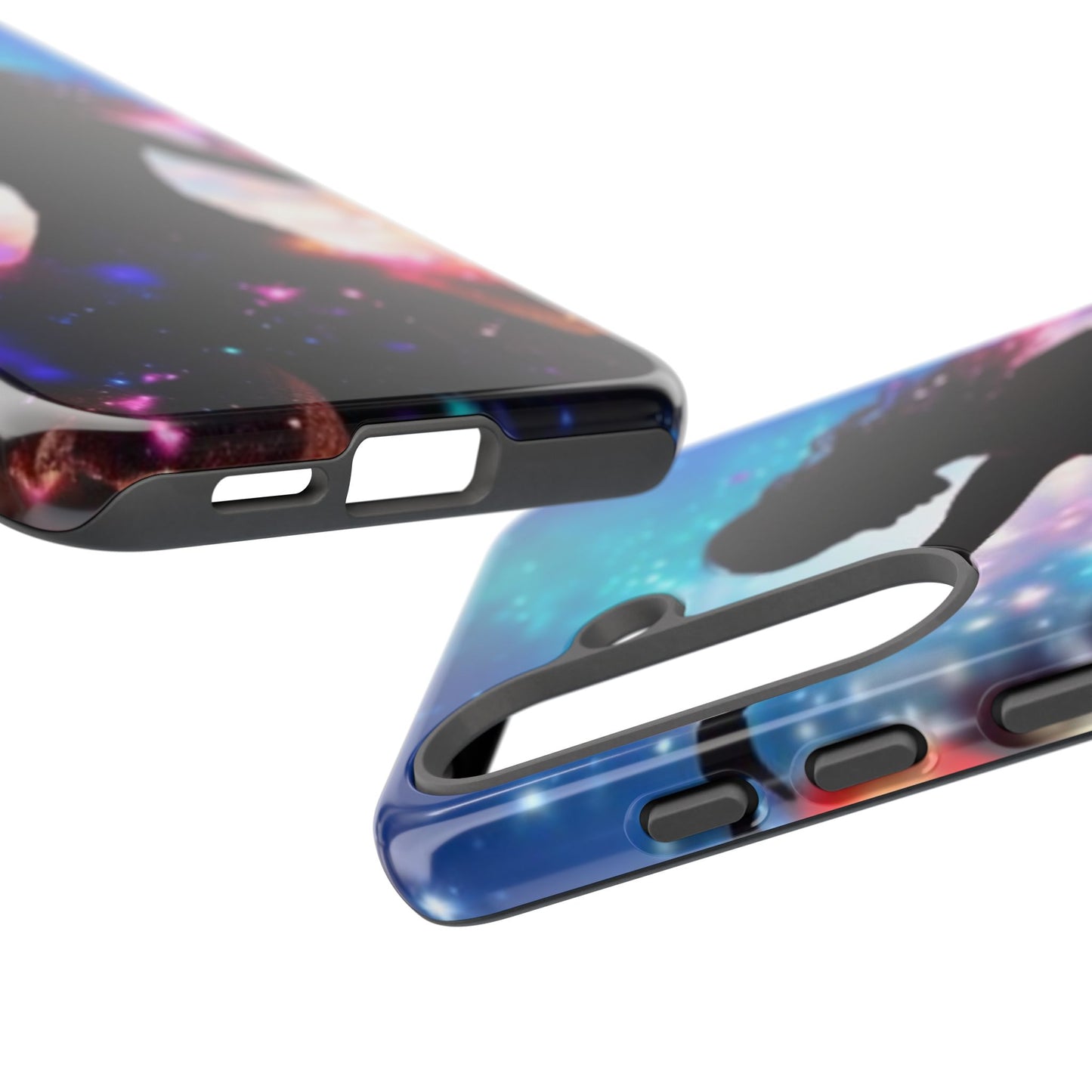 Tough Cases Phone Cases for Samsung Galaxy S25/S24– Dual Layer, Matte/Glossy Finish, Wireless Charging Compatible