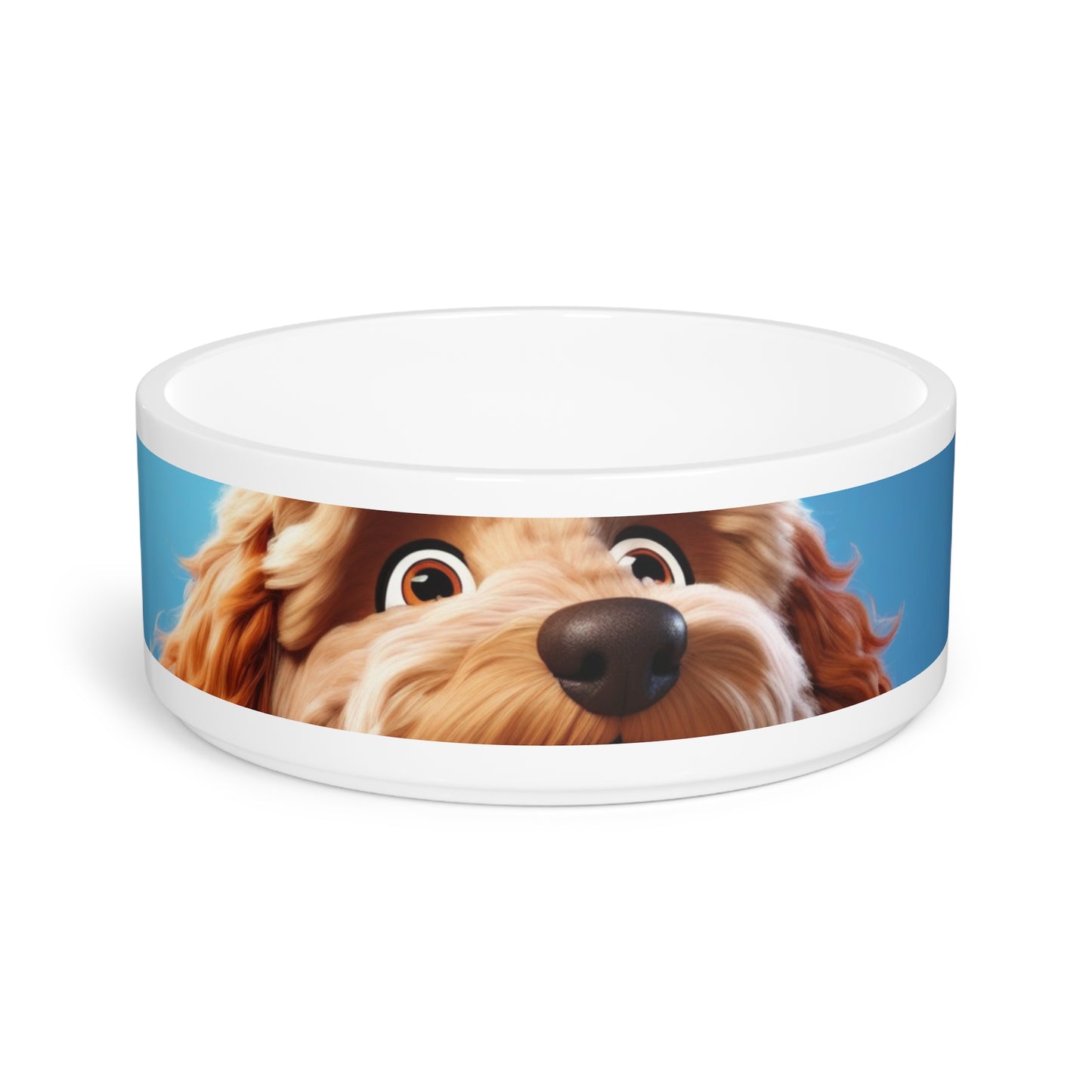 Pet Dog Bowl – Ceramic Food & Water Dish, Microwave & Dishwasher Safe