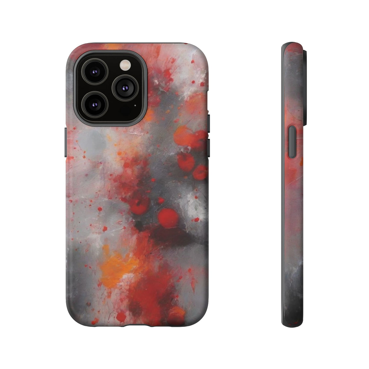 iPhone Tough Case Phone Case for iPhone 14\15\16\17 – Dual Layer, Matte/Glossy Finish, Wireless Charging Compatible