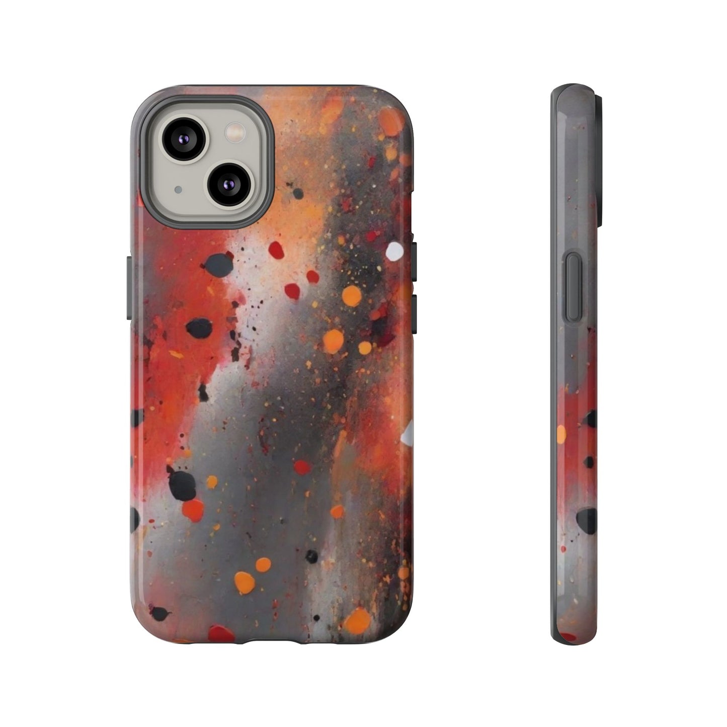 iPhone Tough Case Phone Case for iPhone 14\15\16 – Dual Layer, Matte/Glossy Finish, Wireless Charging Compatible