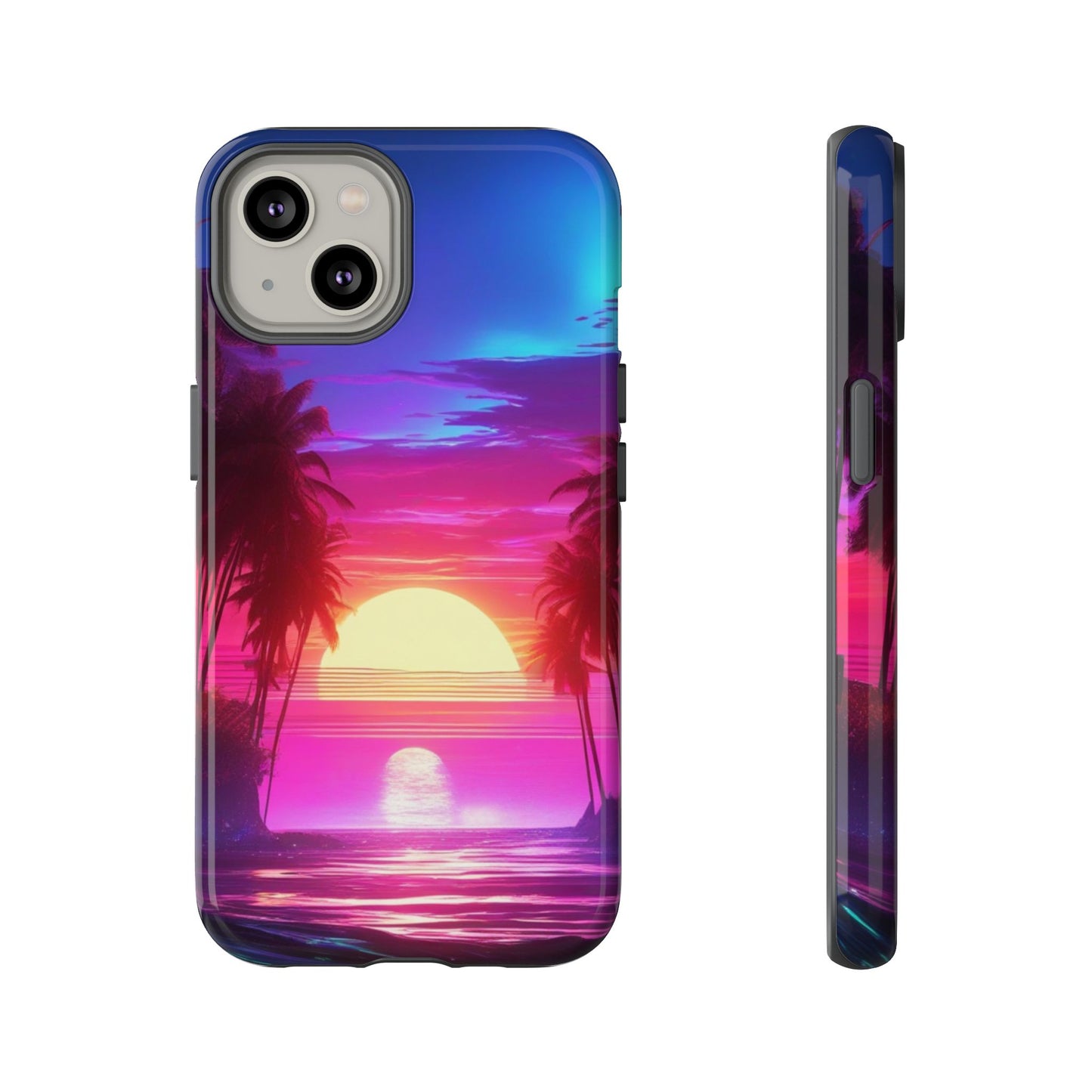 iPhone Tough Case Phone Case for iPhone 14\15\16 – Dual Layer, Matte/Glossy Finish, Wireless Charging Compatible