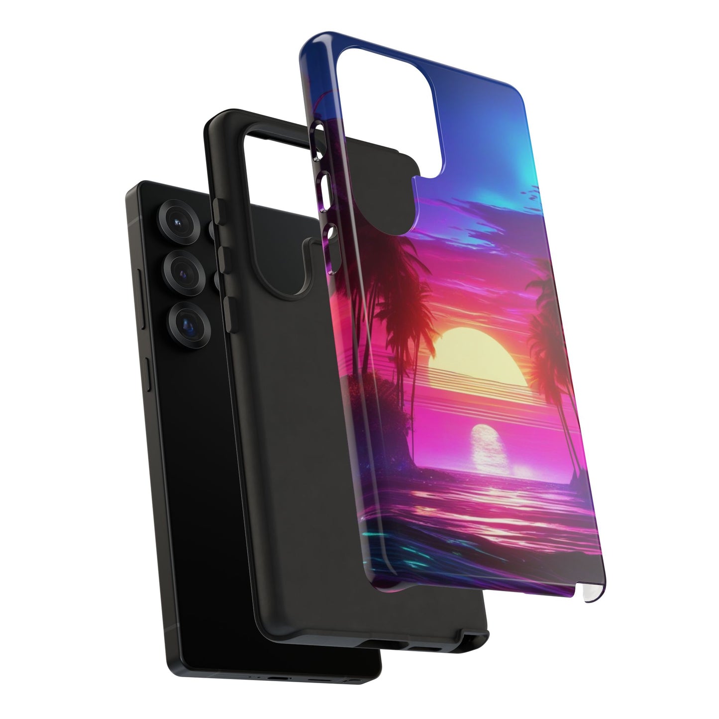 Tough Case Phone Case for Samsung Galaxy S25/S24 – Dual Layer, Matte/Glossy Finish, Wireless Charging Compatible