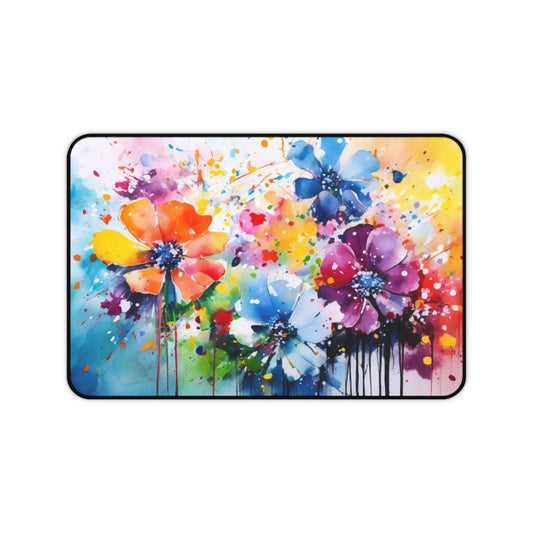 Large Gaming Mouse Pad – Premium Mouse Pad & Tech Accessory for Home & Office, Premium Desk Mat, Gaming Mouse Pad, Non-slip, Colorful Floral Desk Mat for Home Office Decor