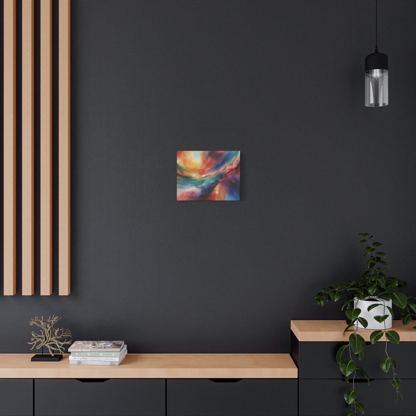 Abstract Art Canvas Print – Modern Wall Art, Space, Galaxy, Matte Canvas, Ready to Hang, Home & Office Décor, Modern Wall Décor