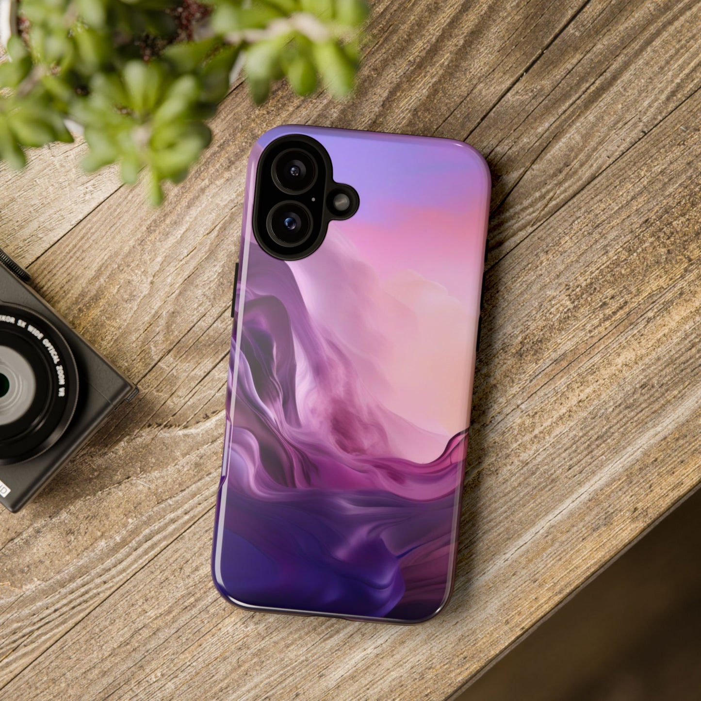 iPhone Tough Case Phone Case for iPhone 14\15\16 – Dual Layer, Matte/Glossy Finish, Wireless Charging Compatible