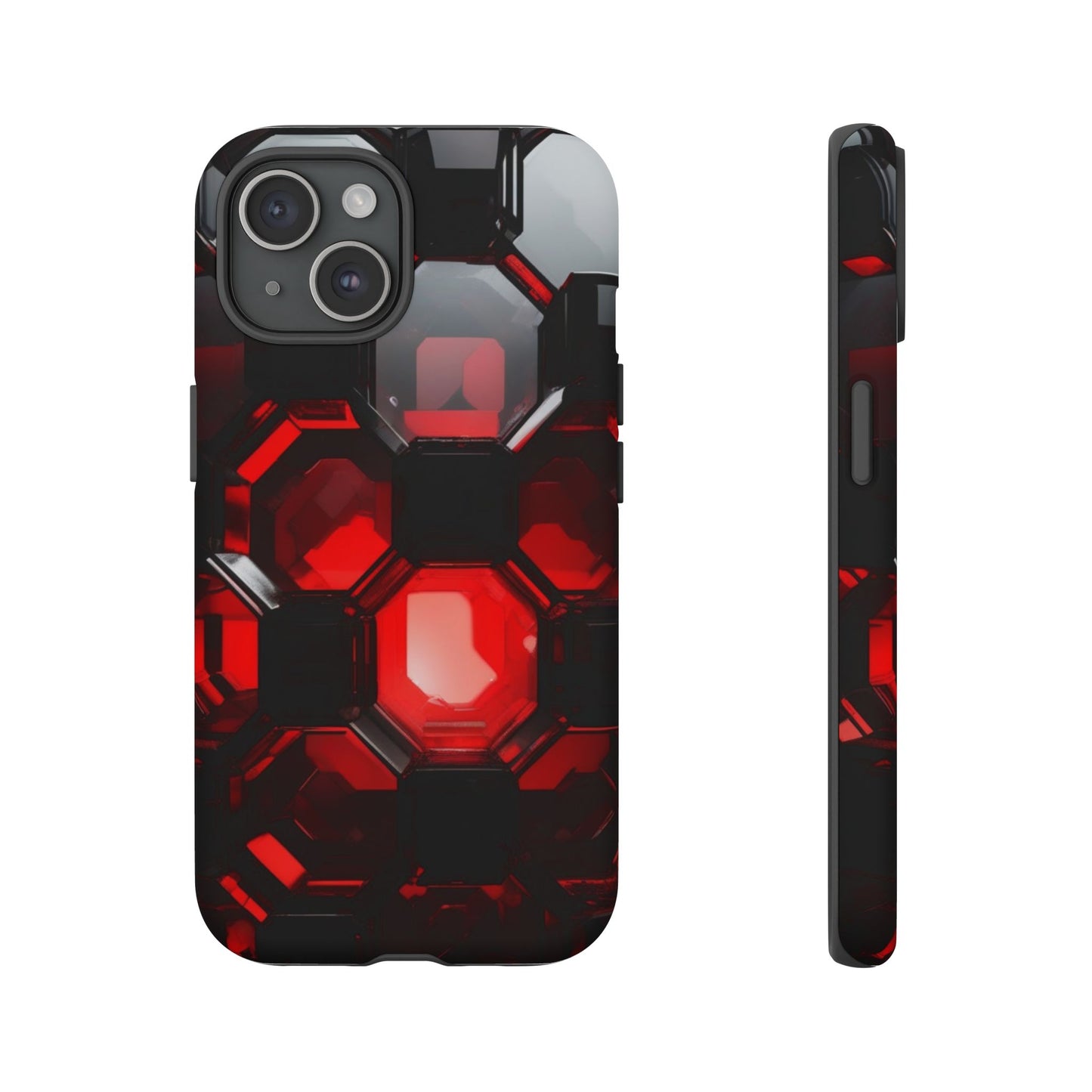 iPhone Tough Case Phone Case for iPhone 14\15\16 – Dual Layer, Matte/Glossy Finish, Wireless Charging Compatible