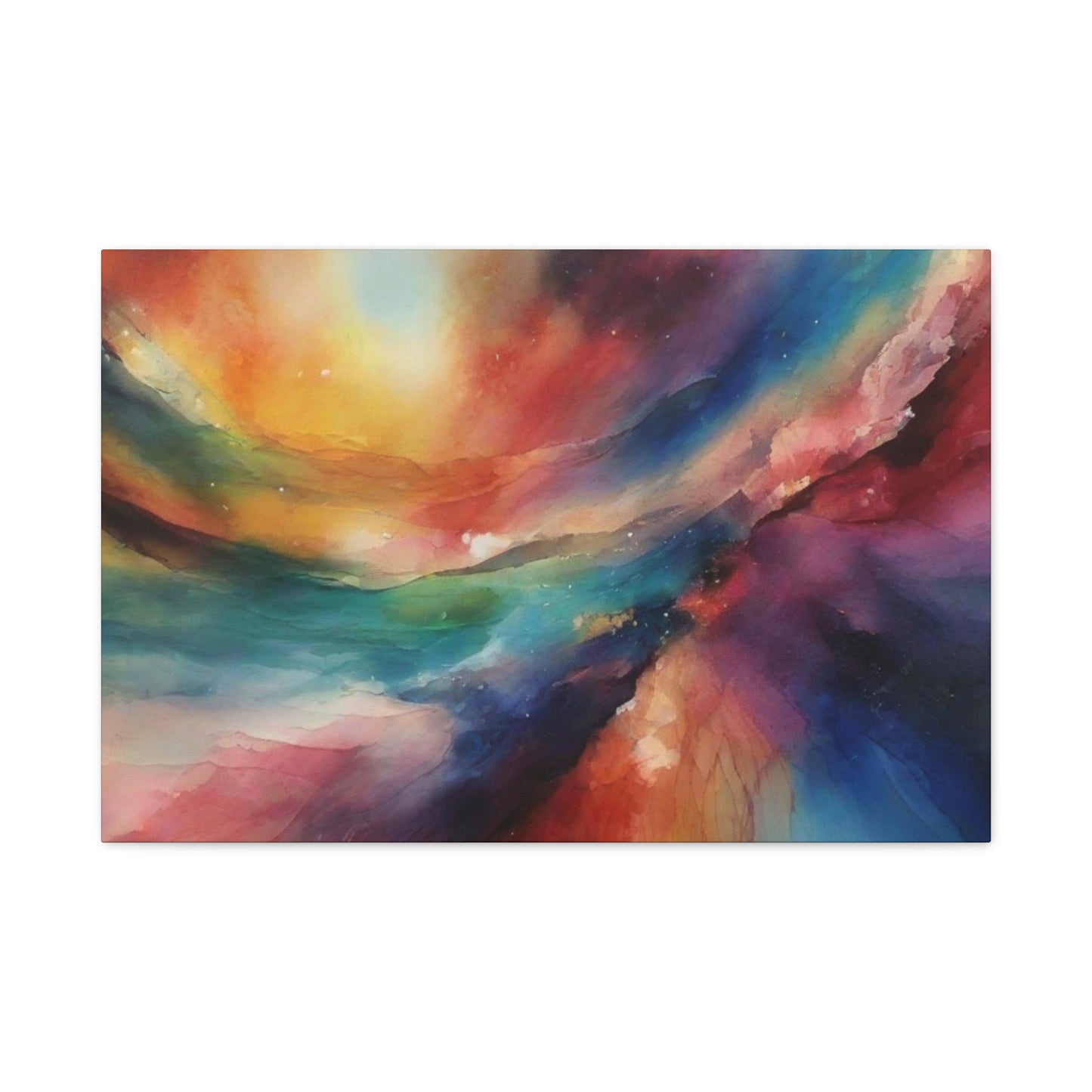 Abstract Art Canvas Print – Modern Wall Art, Space, Galaxy, Matte Canvas, Ready to Hang, Home & Office Décor, Modern Wall Décor