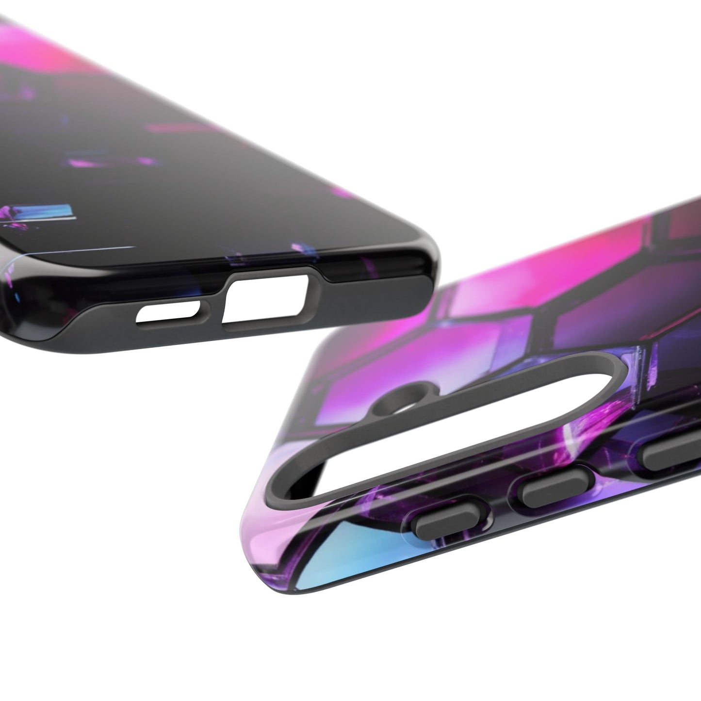 Tough Case Phone Case for Samsung Galaxy S25/S24 – Dual Layer, Matte/Glossy Finish, Wireless Charging Compatible