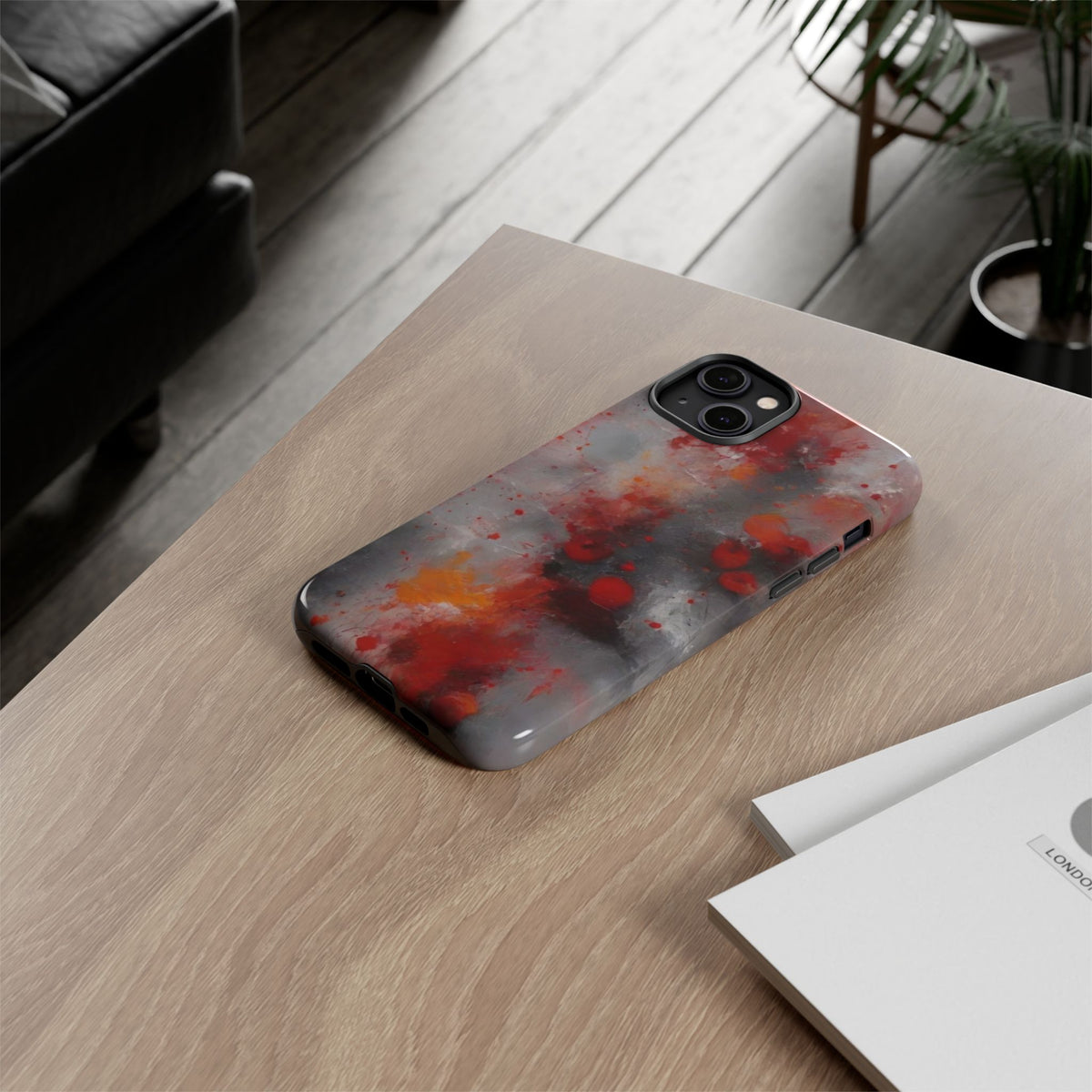 iPhone Tough Case Phone Case for iPhone 14\15\16\17 – Dual Layer, Matte/Glossy Finish, Wireless Charging Compatible