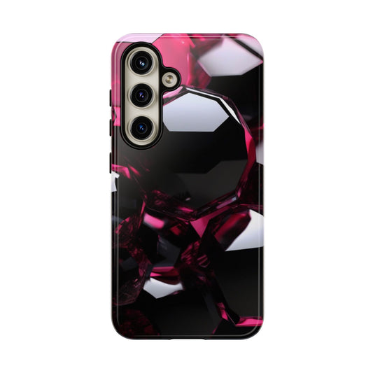 Tough Case Phone Case for Samsung Galaxy S25/S24 – Dual Layer, Matte/Glossy Finish, Wireless Charging Compatible