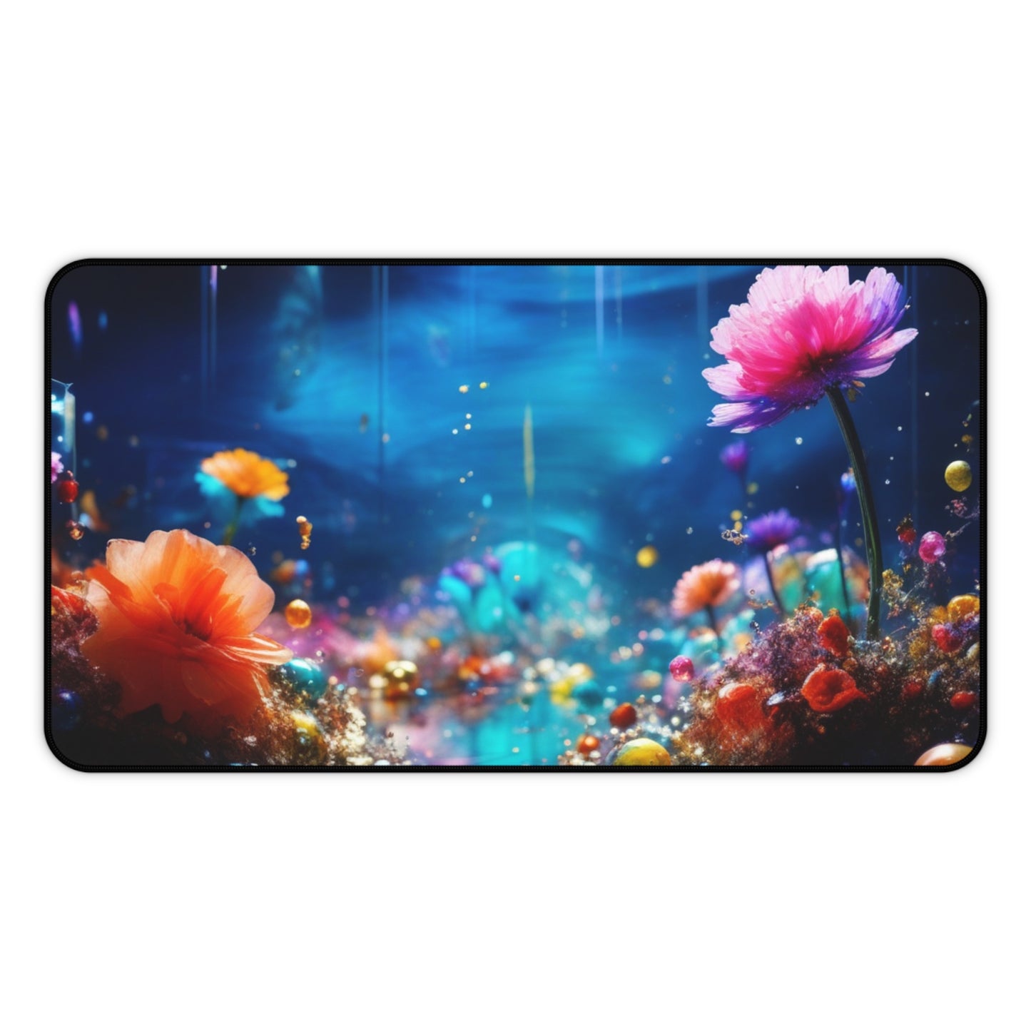 Large Gaming Mouse Pad – Premium Mouse Pad & Tech Accessory for Home & Office, Premium Desk Mat, Gaming Mouse Pad, Non-slip. Floral Dreamscape Desk Mat — Vibrant Underwater Garden Mouse Pad