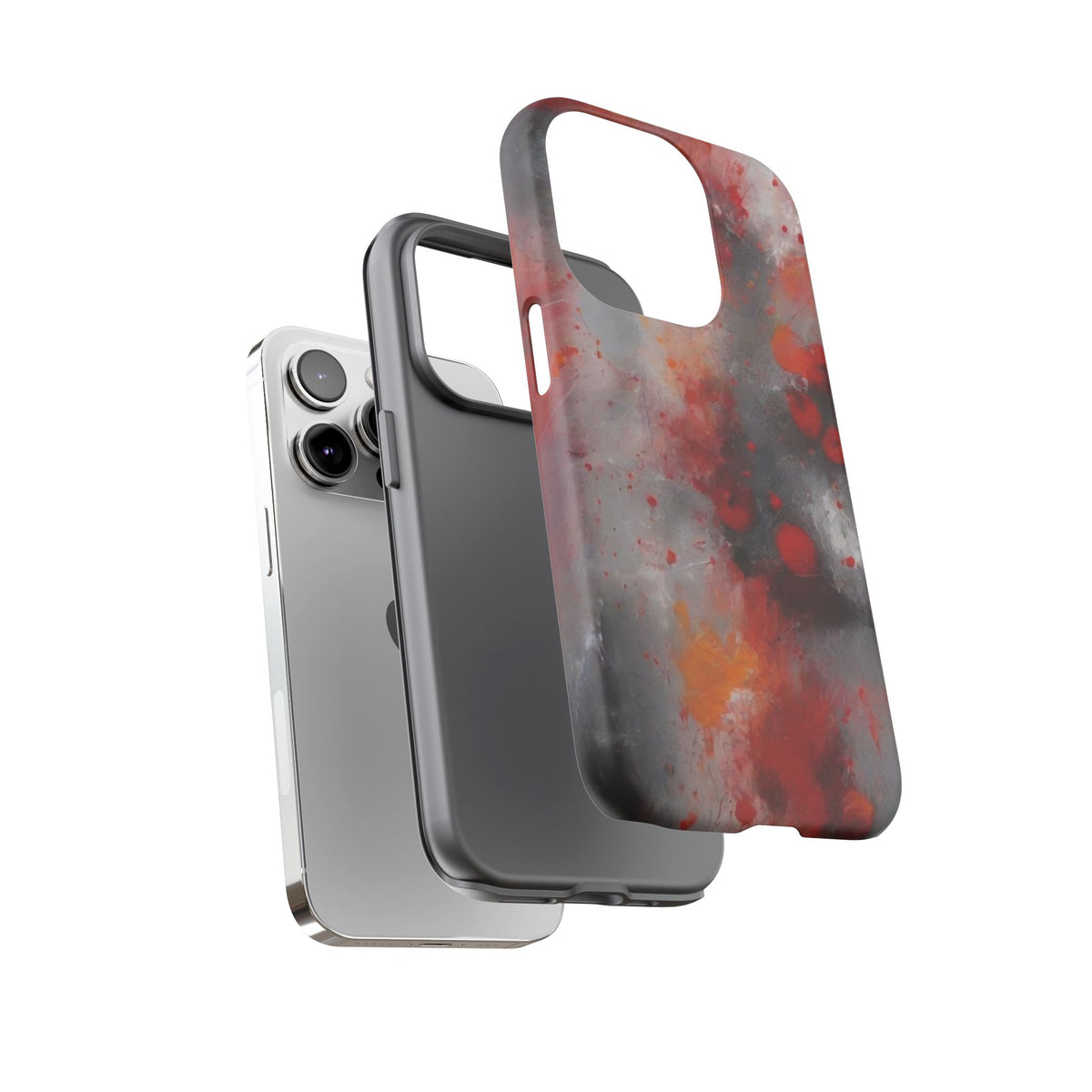 iPhone Tough Case Phone Case for iPhone 14\15\16\17 – Dual Layer, Matte/Glossy Finish, Wireless Charging Compatible
