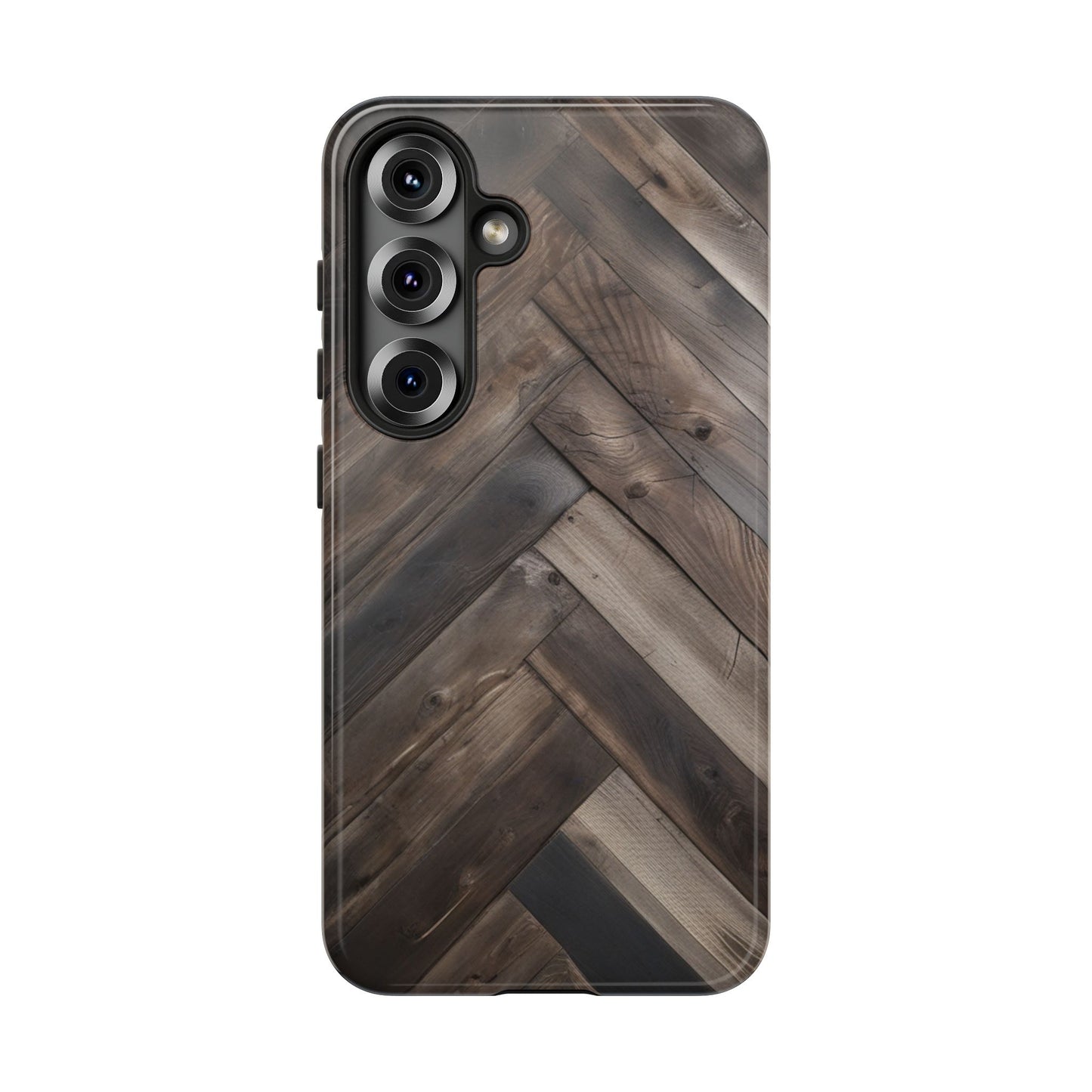 Herringbone Phone Case for Samsung Galaxy S25/S24/S23/S22 - Tough and Stylish Protection