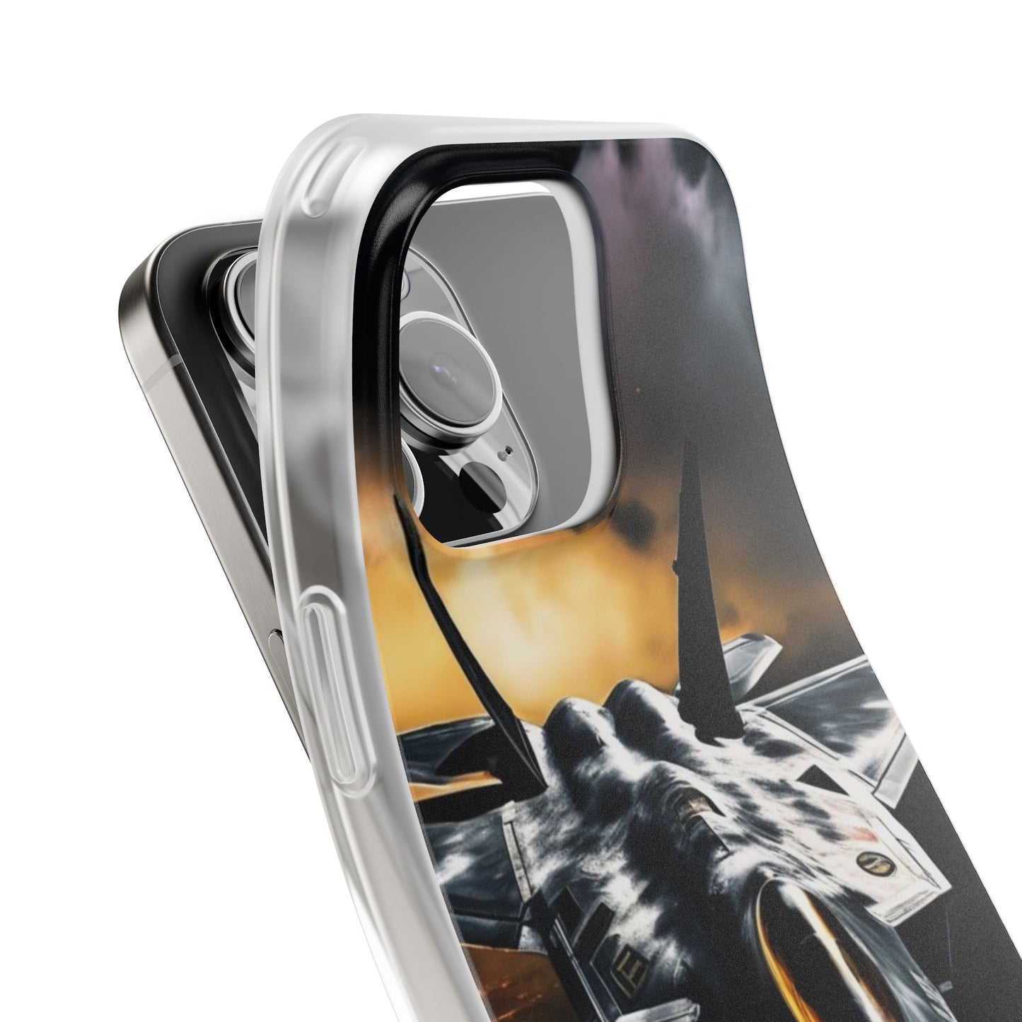 Flexi Clear TPU Case for iPhone 16 & Samsung Galaxy S25 – Slim, Lightweight, Wireless Charging Compatible