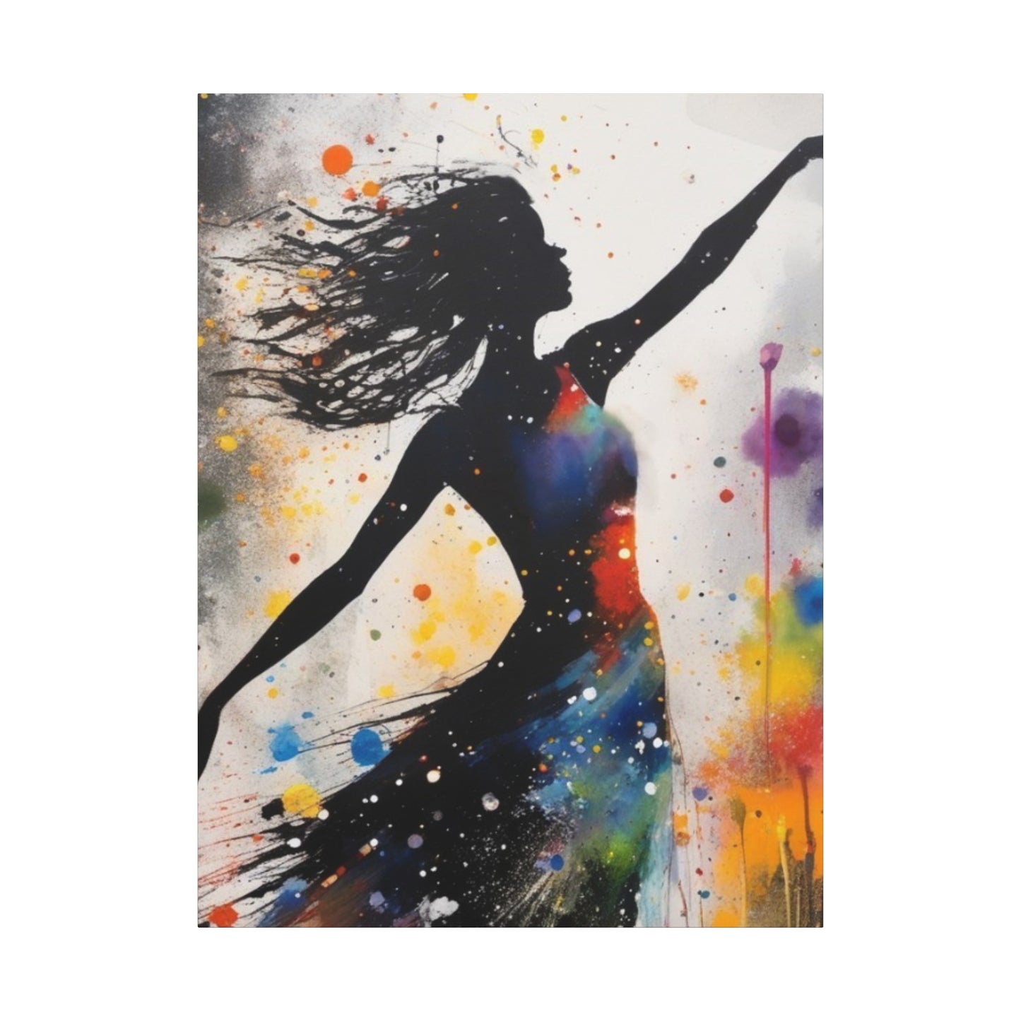 Abstract Art Canvas Print – Modern Wall Art, Matte Canvas, Ready to Hang, Home & Office Décor, Modern Wall Décor, Stretched Canvas Print, Modern Art Decor, Dance Wall Art, Vibrant Home Decoration