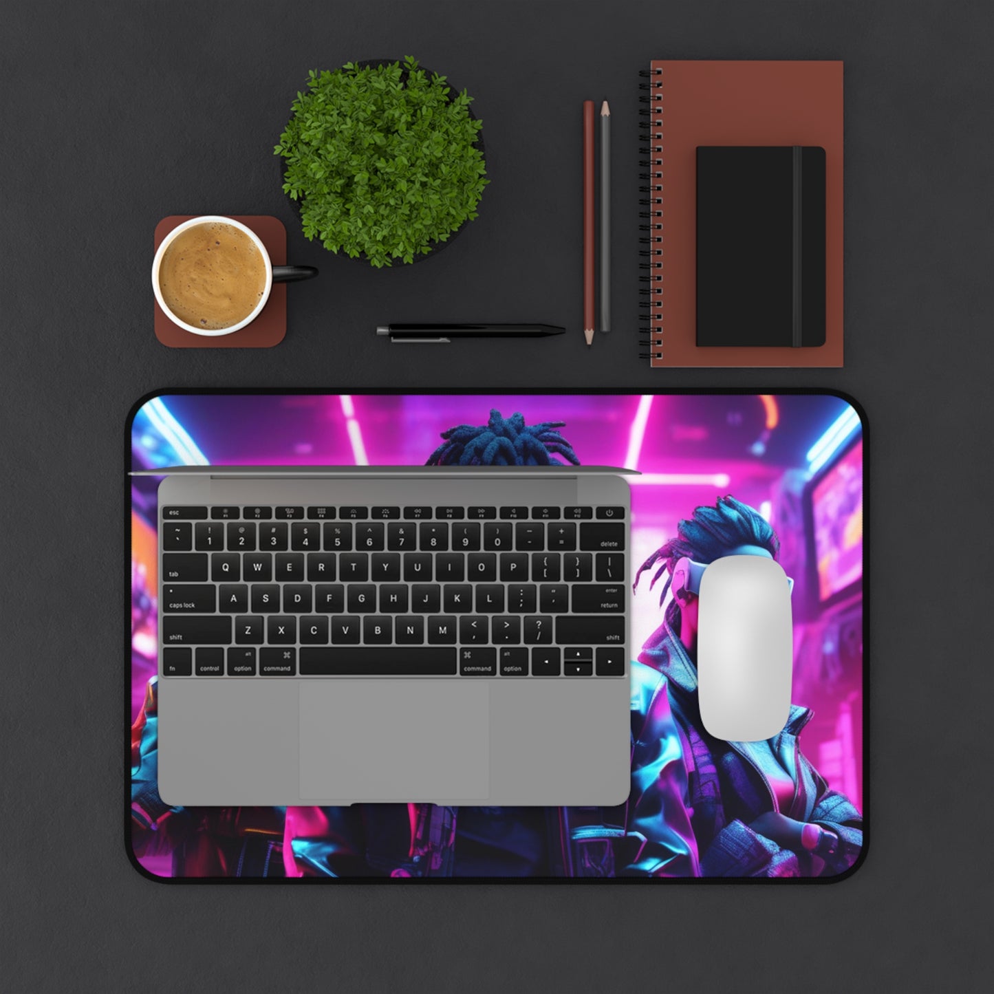 Large Gaming Mouse Pad – Premium Mouse Pad & Tech Accessory for Home & Office, Premium Desk Mat, Gaming Mouse Pad, Non-slip, Futuristic Gaming Desk Mat - Perfect for Gamers & Tech Enthusiasts