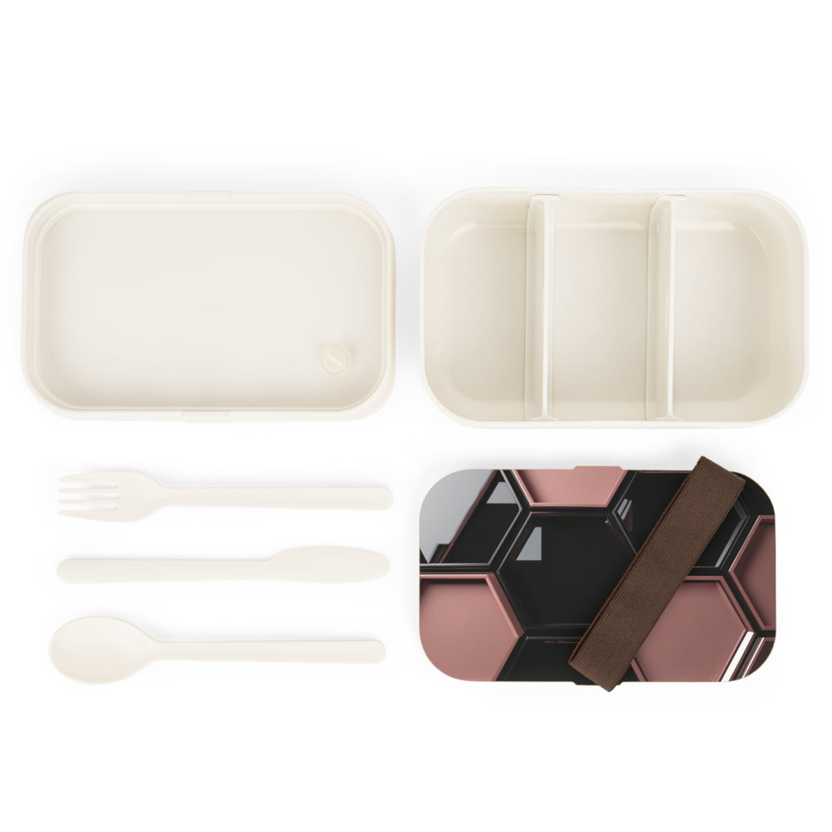Stylish Bento Lunch Box, Modern Meal Prep Container, Eco-Friendly Lunch Storage, School Lunch Solution, Hexagon Design Box