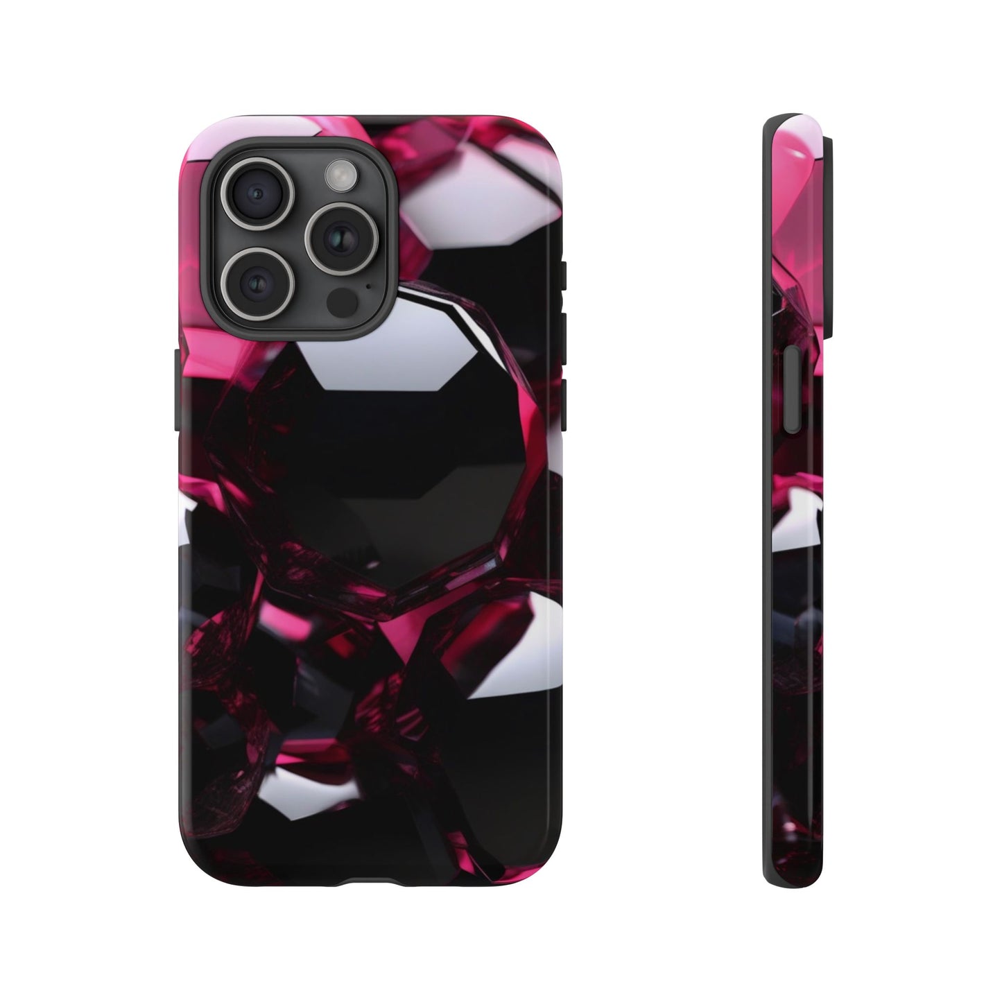 iPhone Tough Case Phone Case for iPhone 14\15\16\17 – Dual Layer, Matte/Glossy Finish, Wireless Charging Compatible