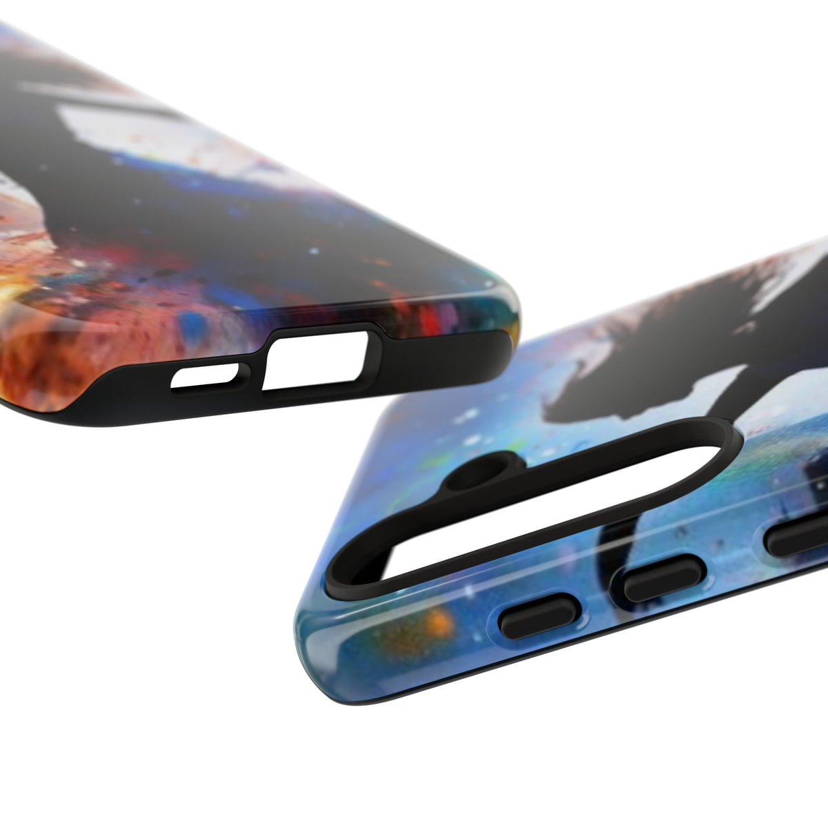 Tough Case Phone Case for Samsung Galaxy S 24/S25 – Dual Layer, Matte/Glossy Finish, Wireless Charging Compatible