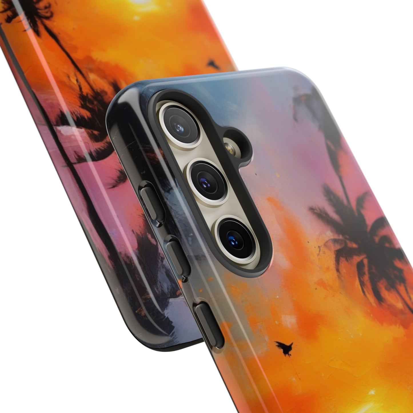 Tough Case Phone Case for Samsung Galaxy S25/S24 – Dual Layer, Matte/Glossy Finish, Wireless Charging Compatible