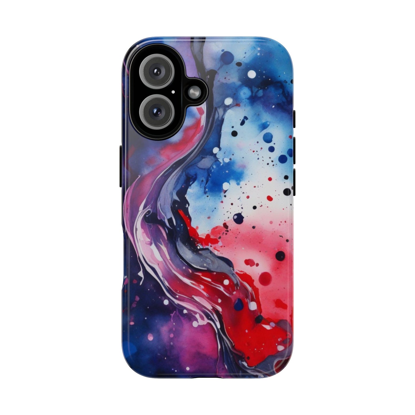Abstract Galaxy Tough Phone Case  for iPhone 17/16/15/14 – Protective Cover