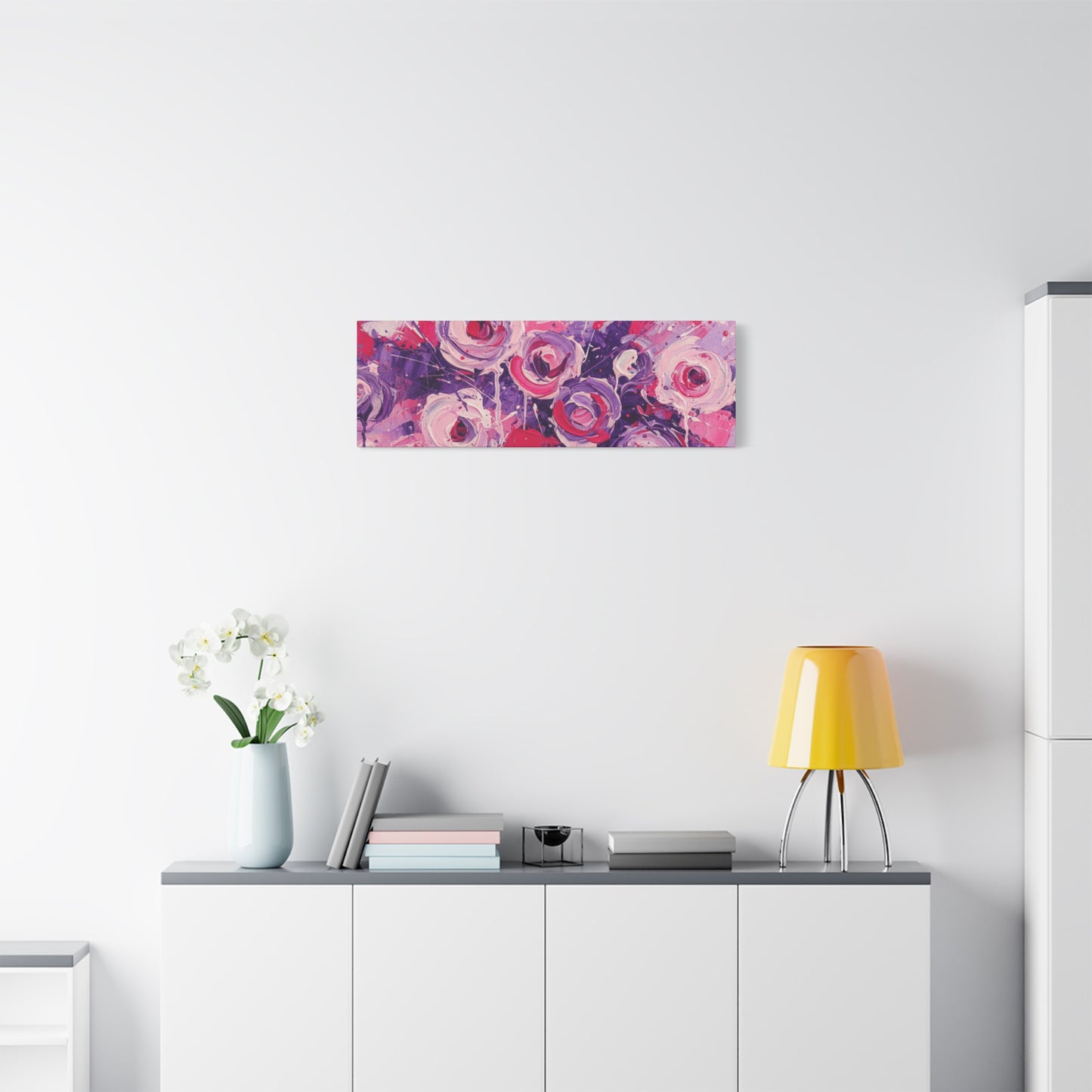 Abstract Art Canvas Print – Premium canvas print, Modern Wall Art, Matte Canvas, Ready to Hang, Home & Office Décor, Floral Abstract Canvas Print — Stretched Matte Wall Art