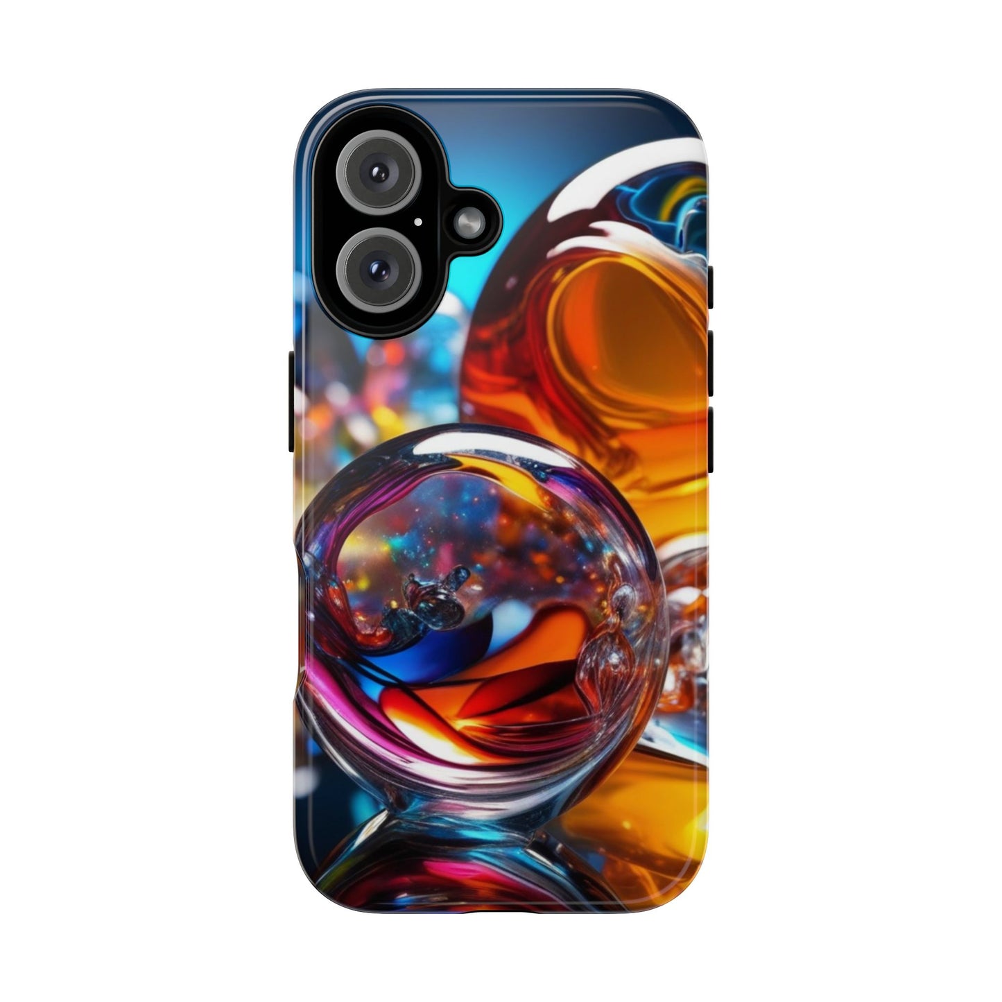 iPhone Tough Case Phone Case for iPhone 14\15\16 – Dual Layer, Matte/Glossy Finish, Wireless Charging Compatible