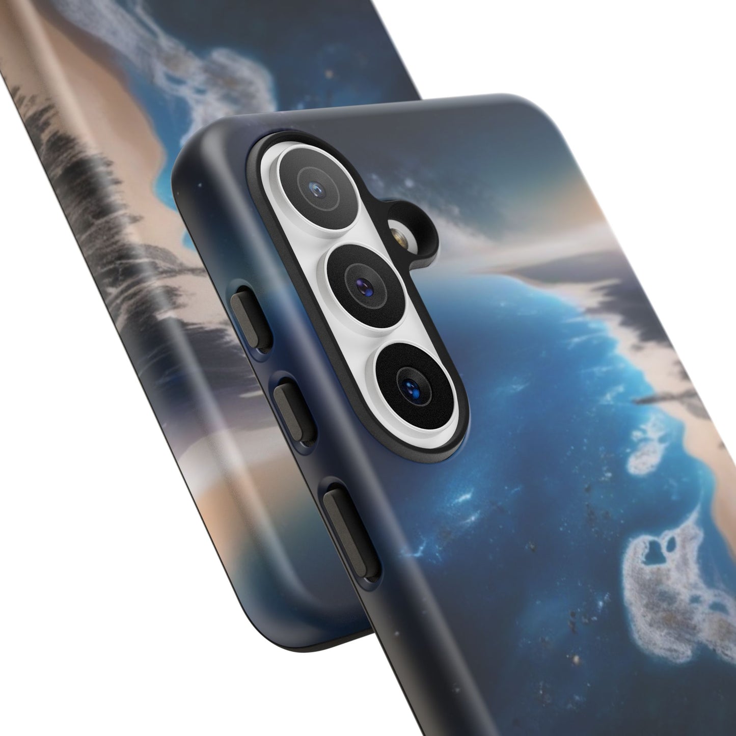 Tough Case Phone Case for Samsung Galaxy S26/S25/S24/S23/S22 – Dual Layer, Matte/Glossy Finish, Wireless Charging CompatibleOcean Wave Phone Case - Tough, Stylish Protection for Beach Lovers