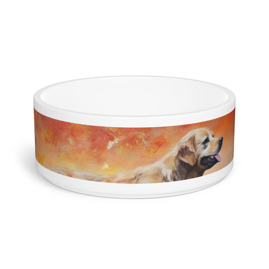 Pet Dog Bowl – Ceramic Food & Water Dish, Microwave & Dishwasher Safe