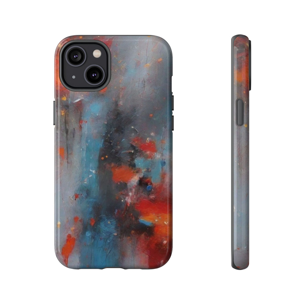 iPhone Tough Case Phone Case for iPhone 14\15\16\17 – Dual Layer, Matte/Glossy Finish, Wireless Charging Compatible