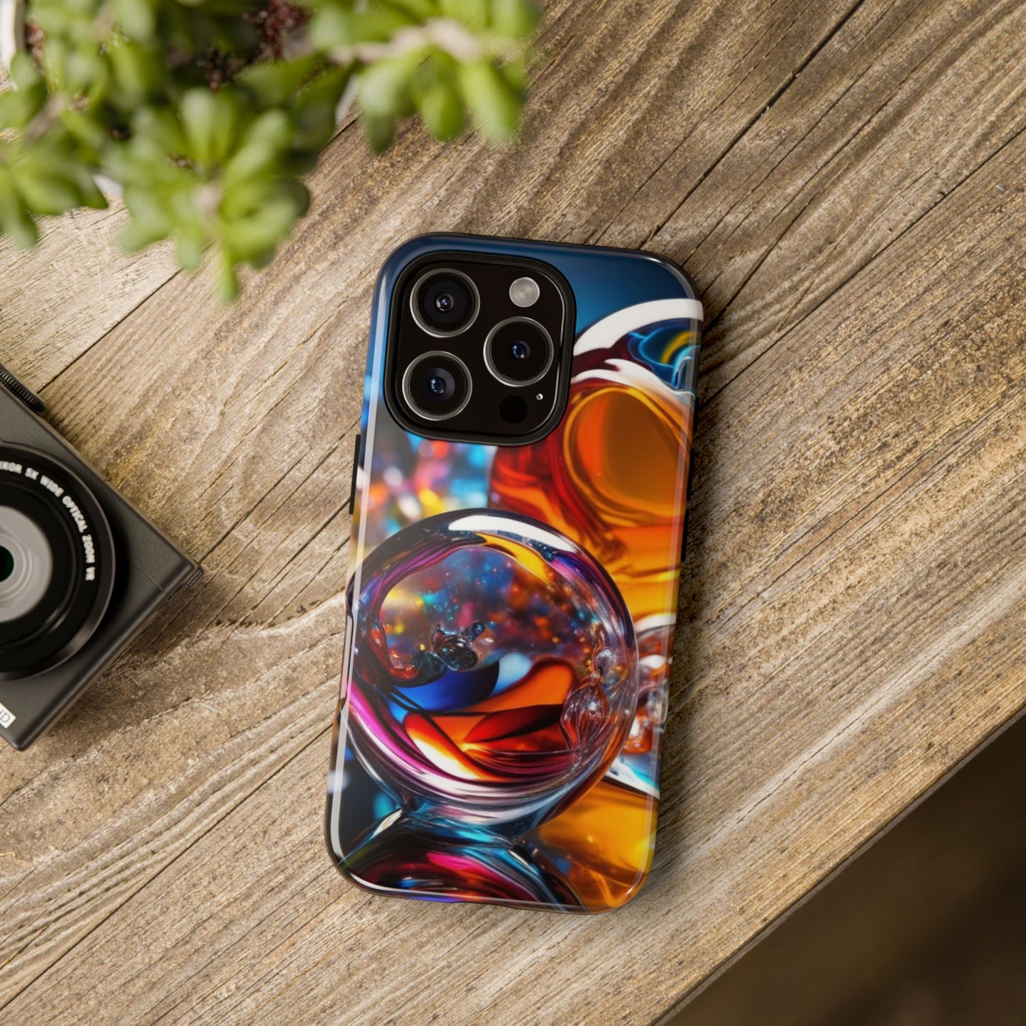 iPhone Tough Case Phone Case for iPhone 14\15\16 – Dual Layer, Matte/Glossy Finish, Wireless Charging Compatible