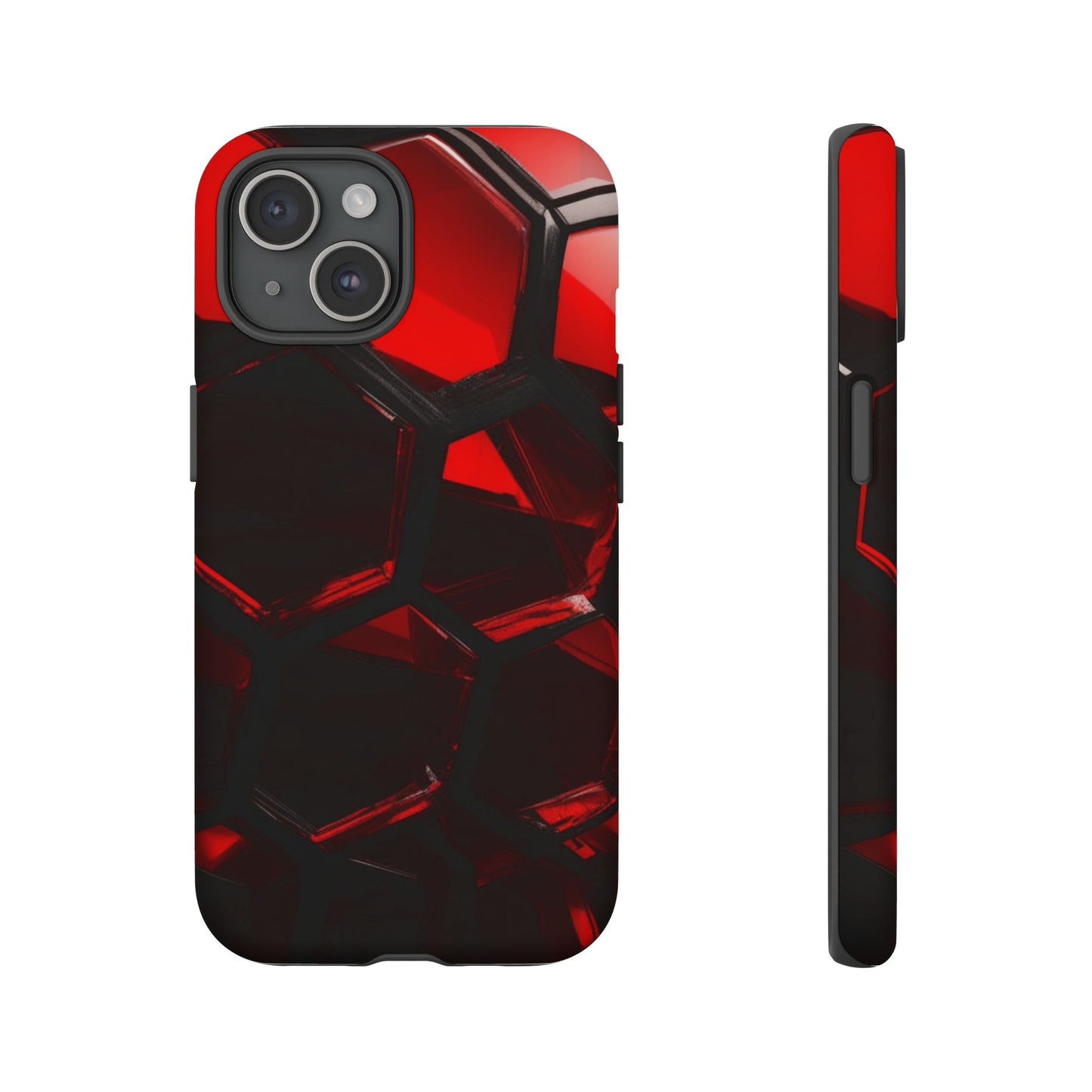 iPhone Tough Case Phone Case for iPhone 14\15\16 – Dual Layer, Matte/Glossy Finish, Wireless Charging Compatible