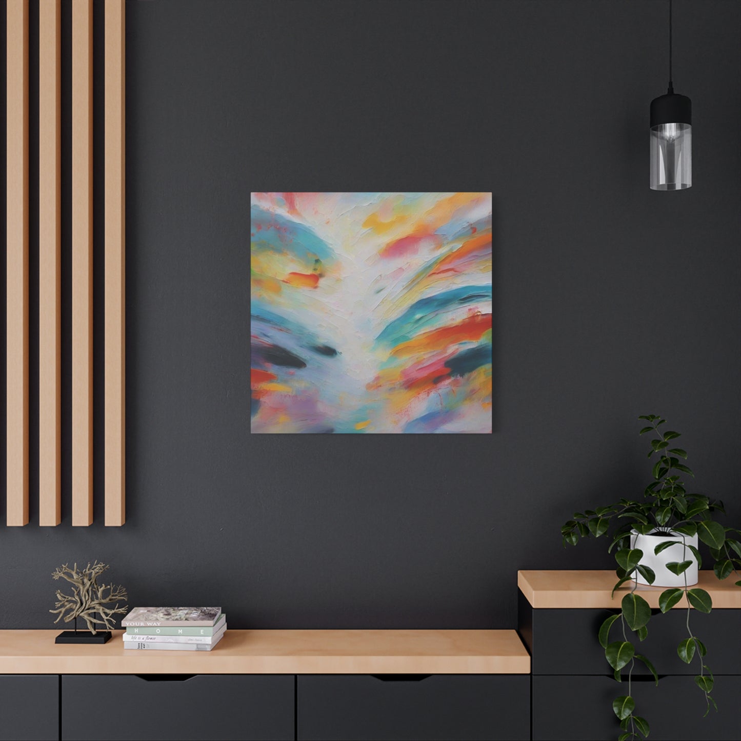 Abstract Art Canvas Print – Modern Wall Art, Digital Artwork, Matte Canvas, Ready to Hang, Home & Office Décor, Modern Wall Décor