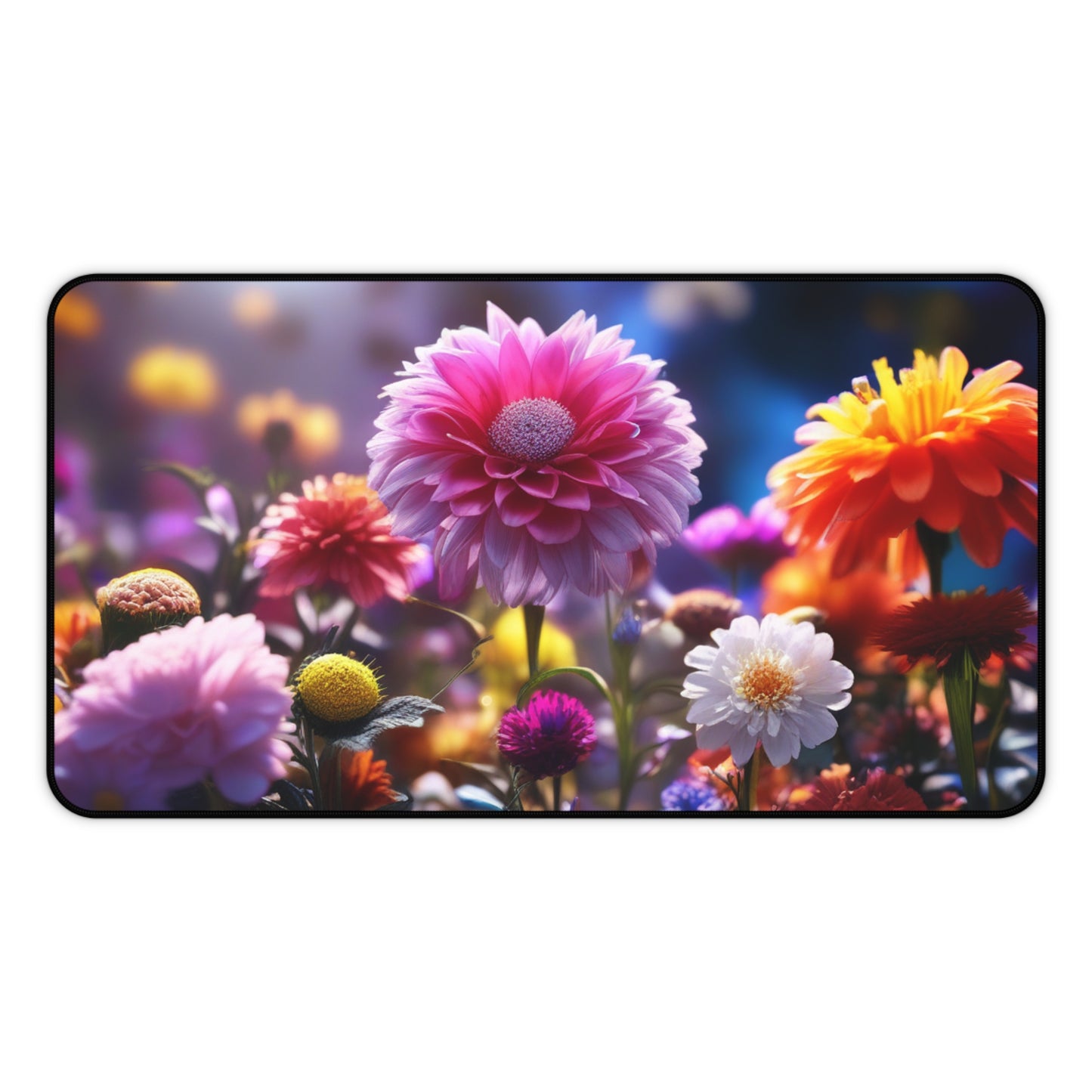 Large Gaming Mouse Pad – Premium Mouse Pad & Tech Accessory for Home & Office, Premium Desk Mat, Gaming Mouse Pad, Non-slip, Floral Garden Desk Mat — Vibrant Bloom Mouse Pad for Office & Home